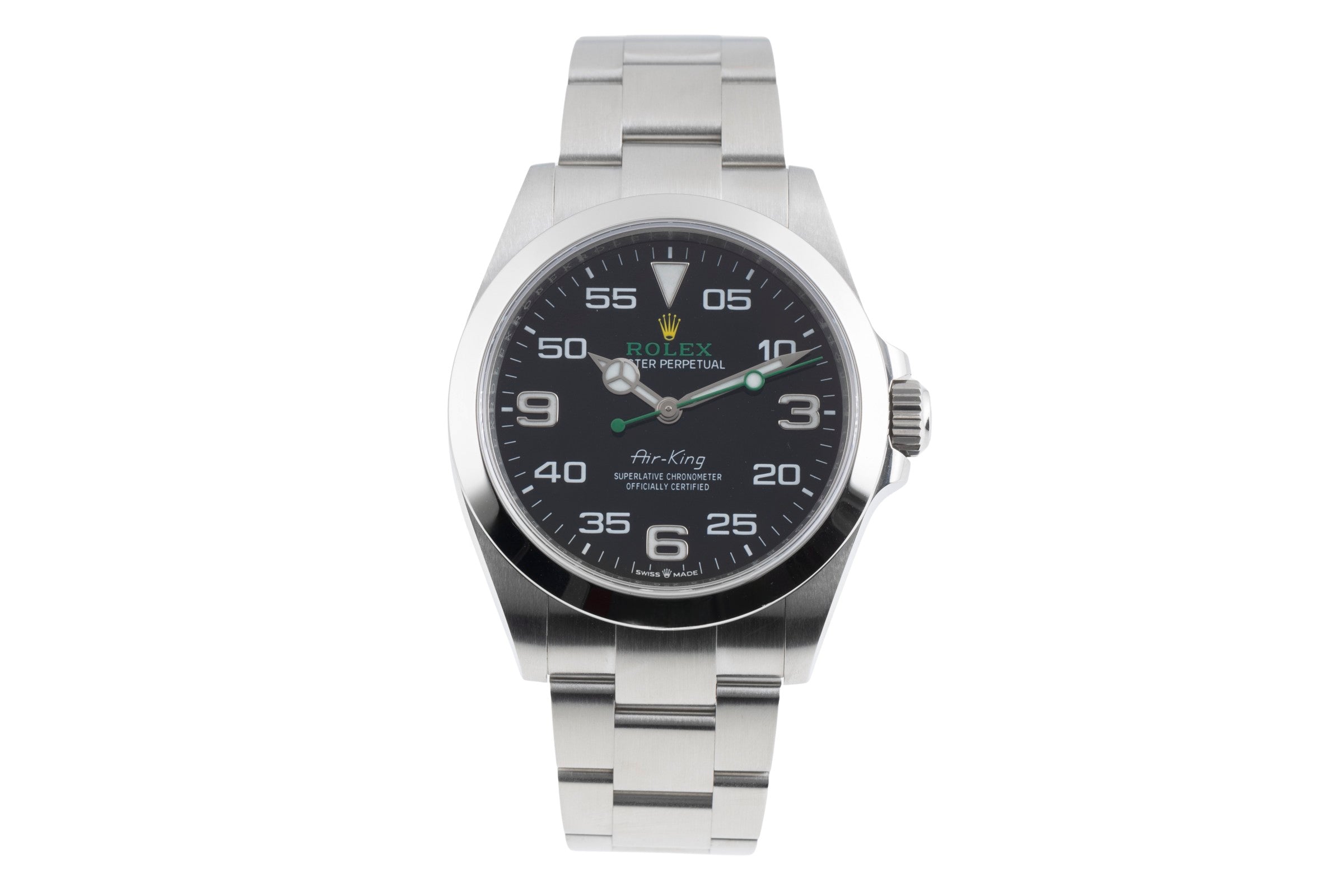 Rolex Air King steel automatic men's watch 126900  [2600389]