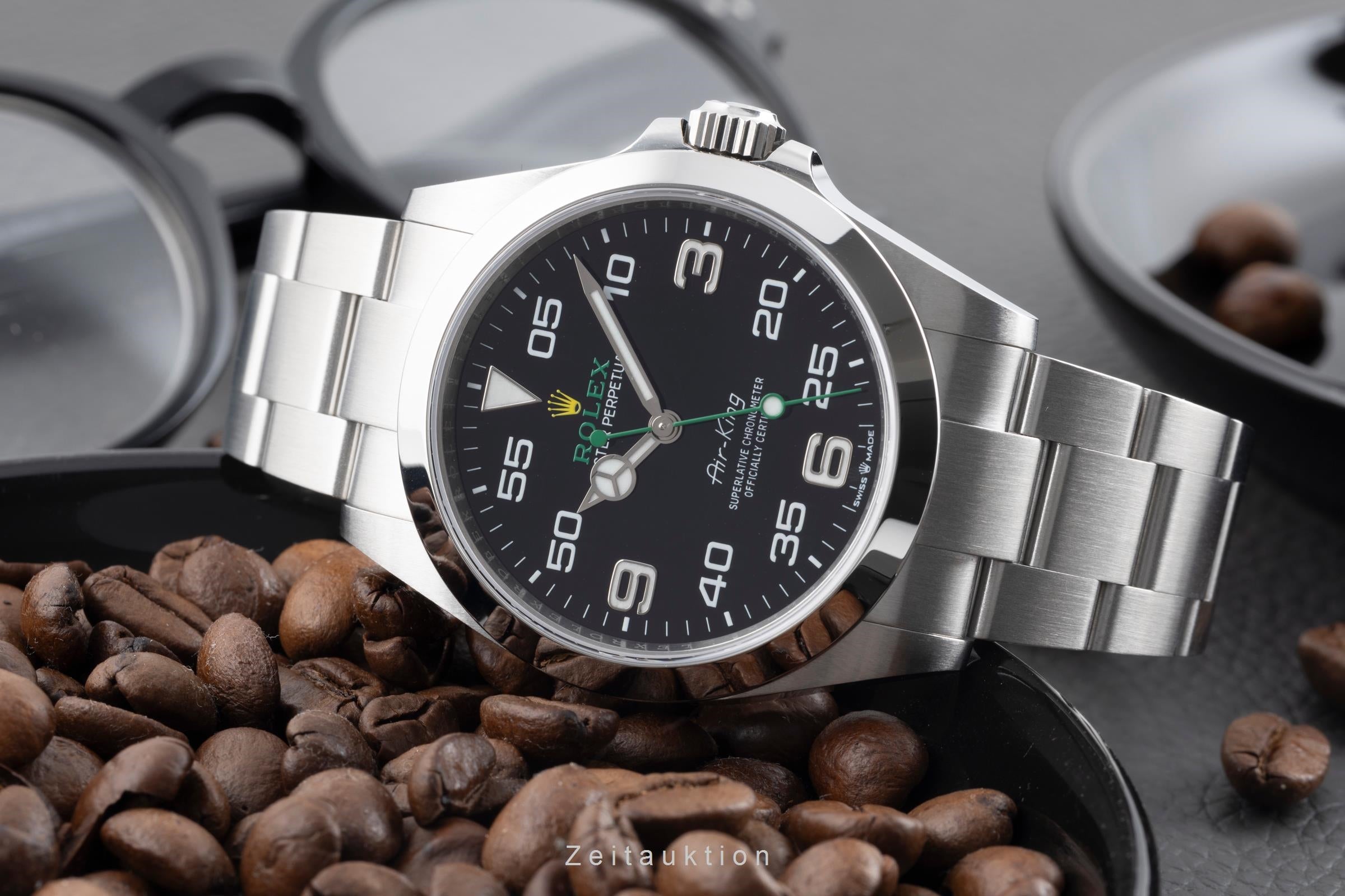 Rolex Air King steel automatic men's watch 126900  [2600389]