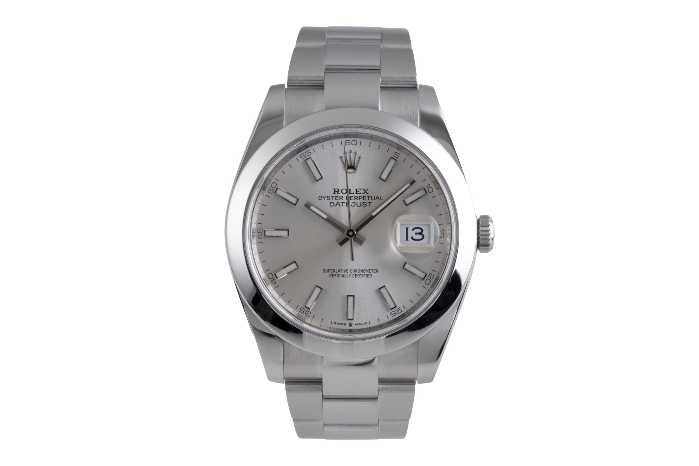 Rolex Datejust steel automatic men's watch 126300  [2600393]