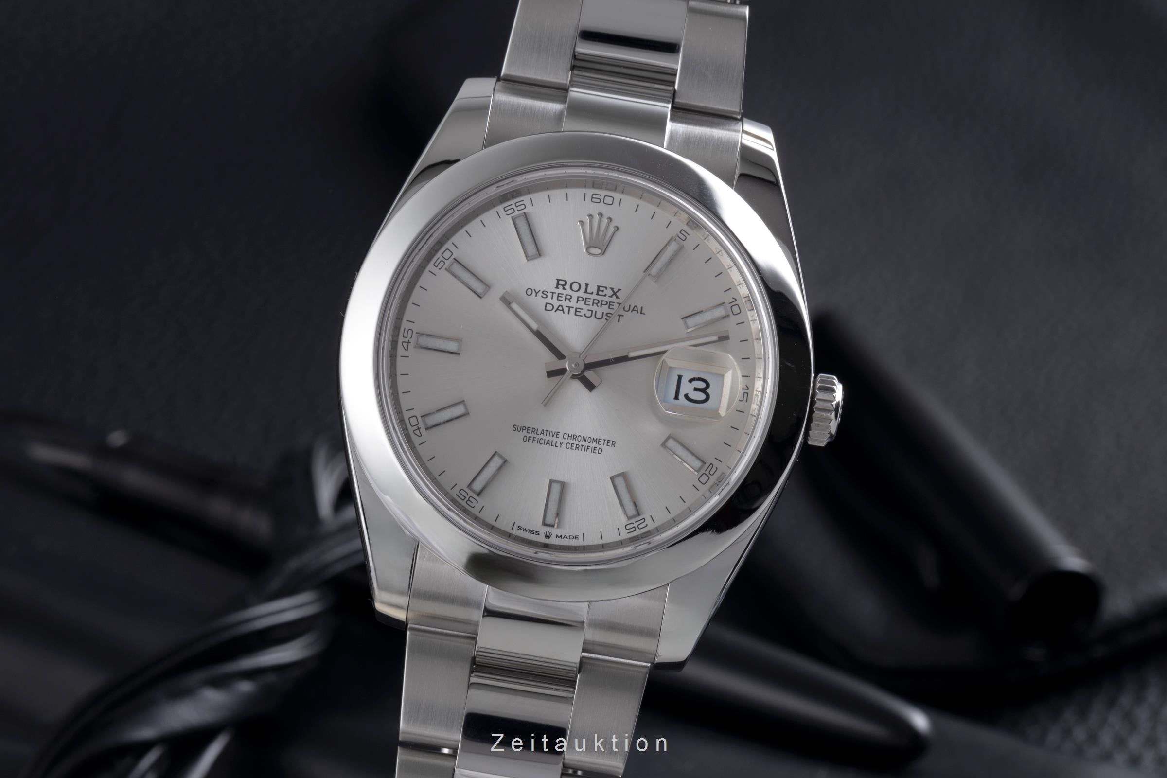 Rolex Datejust steel automatic men's watch 126300  [2600393]