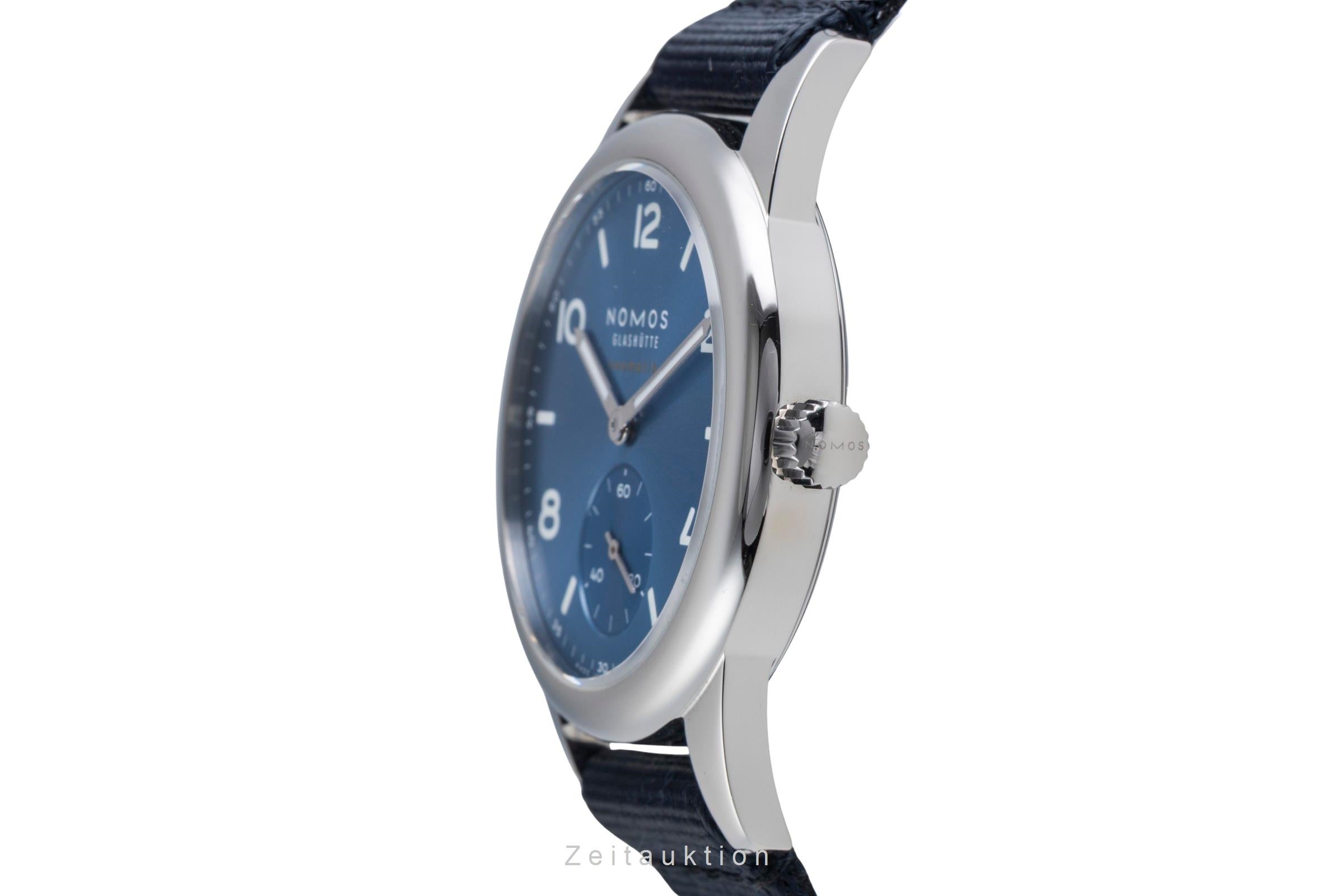 Nomos Club Sathl AutomatikHerrenuhr Ref. 750Box & Papiere 2025 NP: 3100 € [2600400]