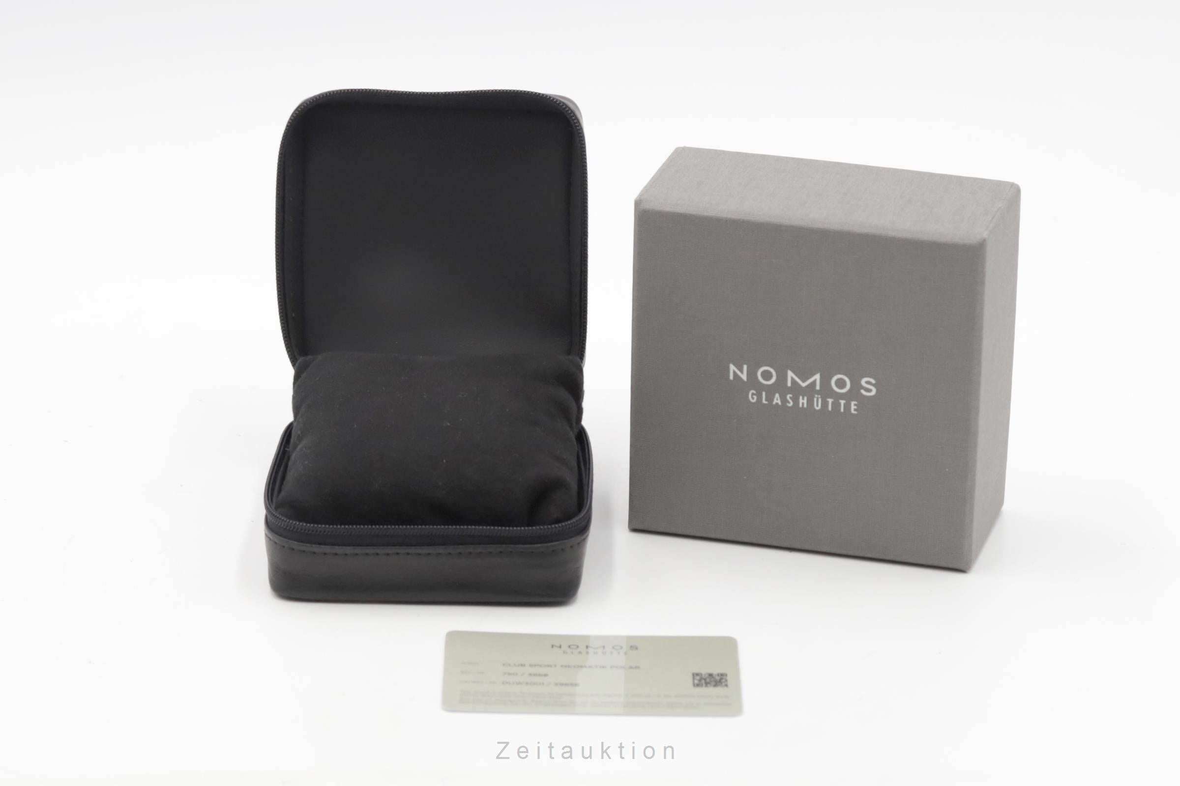 Nomos Club Sathl AutomatikHerrenuhr Ref. 750Box & Papiere 2025 NP: 3100 € [2600400]