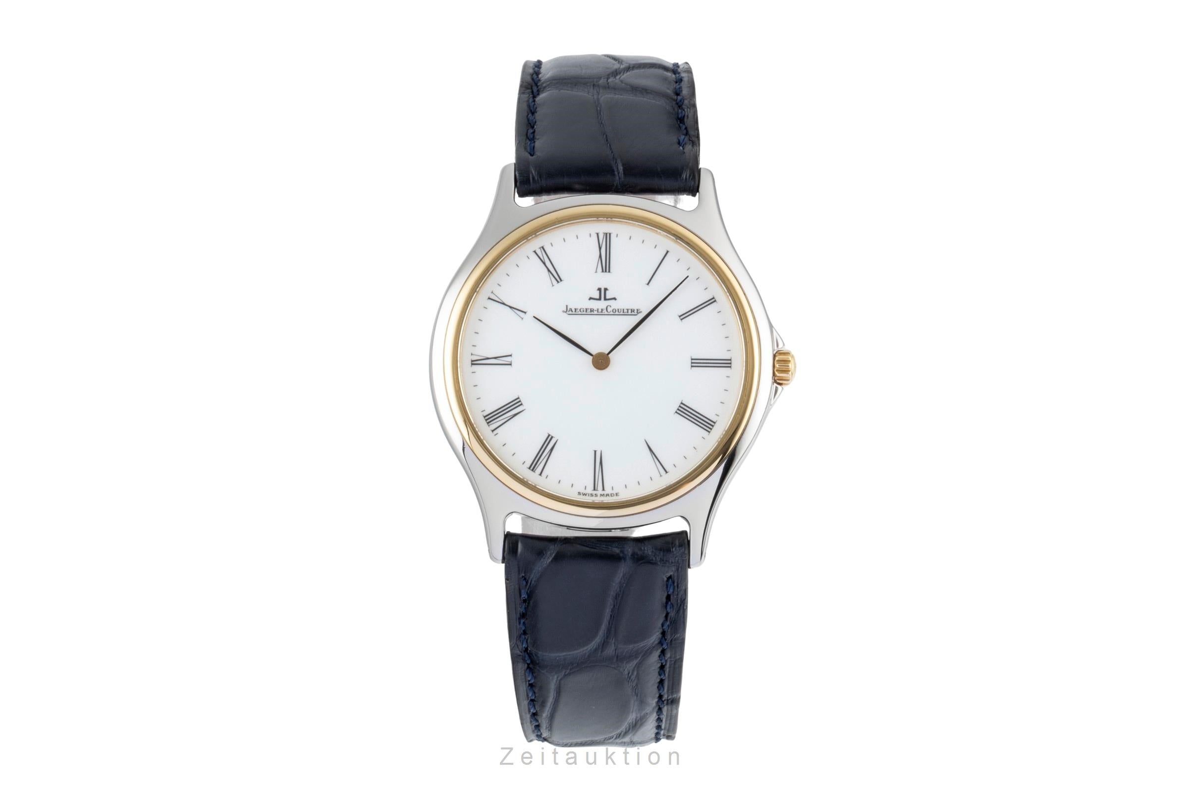 Jaeger LeCoultre Heraion steel / gold quartz men's watch 112.5.08  [2600407]
