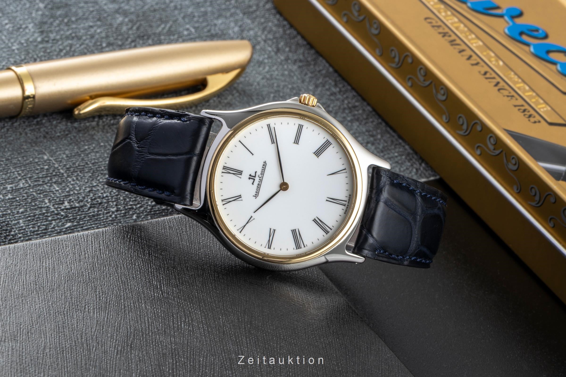 Jaeger LeCoultre Heraion steel / gold quartz men's watch 112.5.08  [2600407]