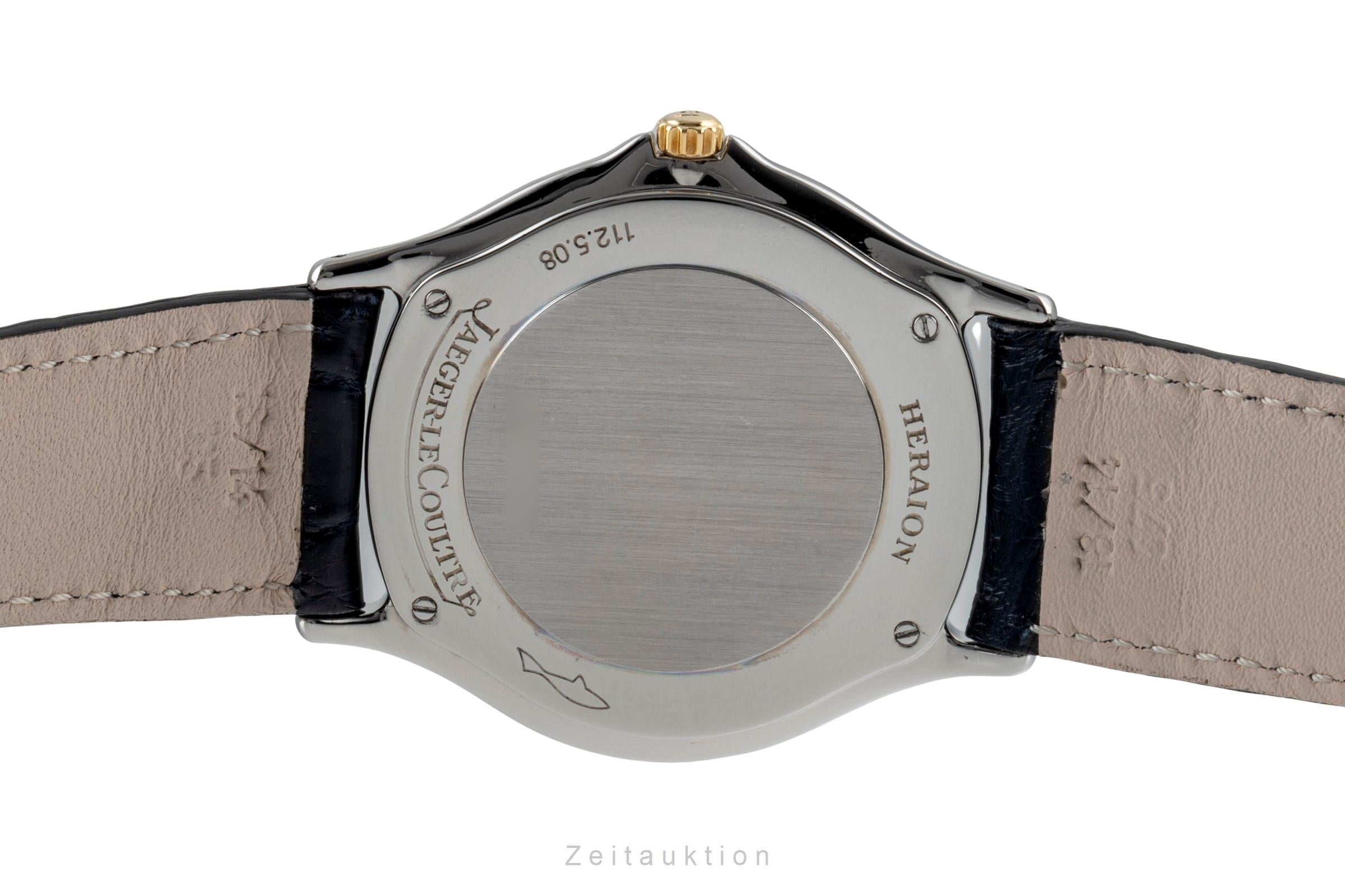 Jaeger LeCoultre Heraion steel / gold quartz men's watch 112.5.08  [2600407]