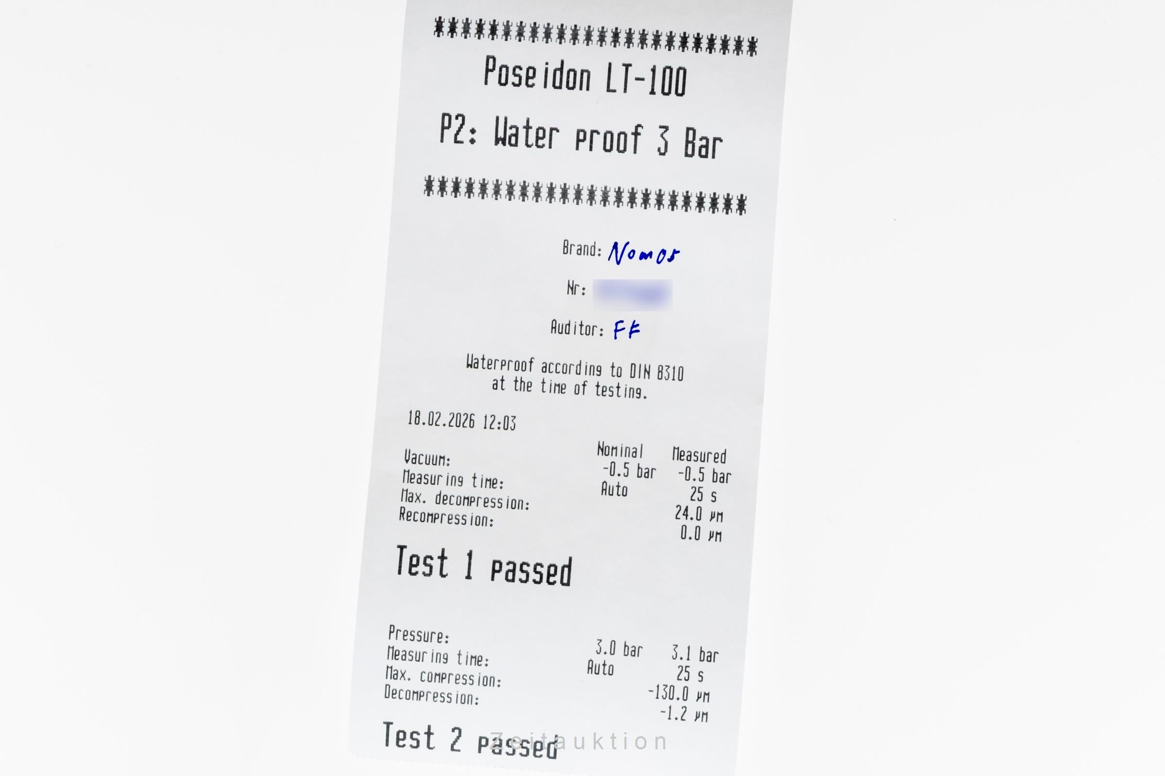 Nomos Tangente acier à remontage manuel montre pour hommes 101  [2600410]