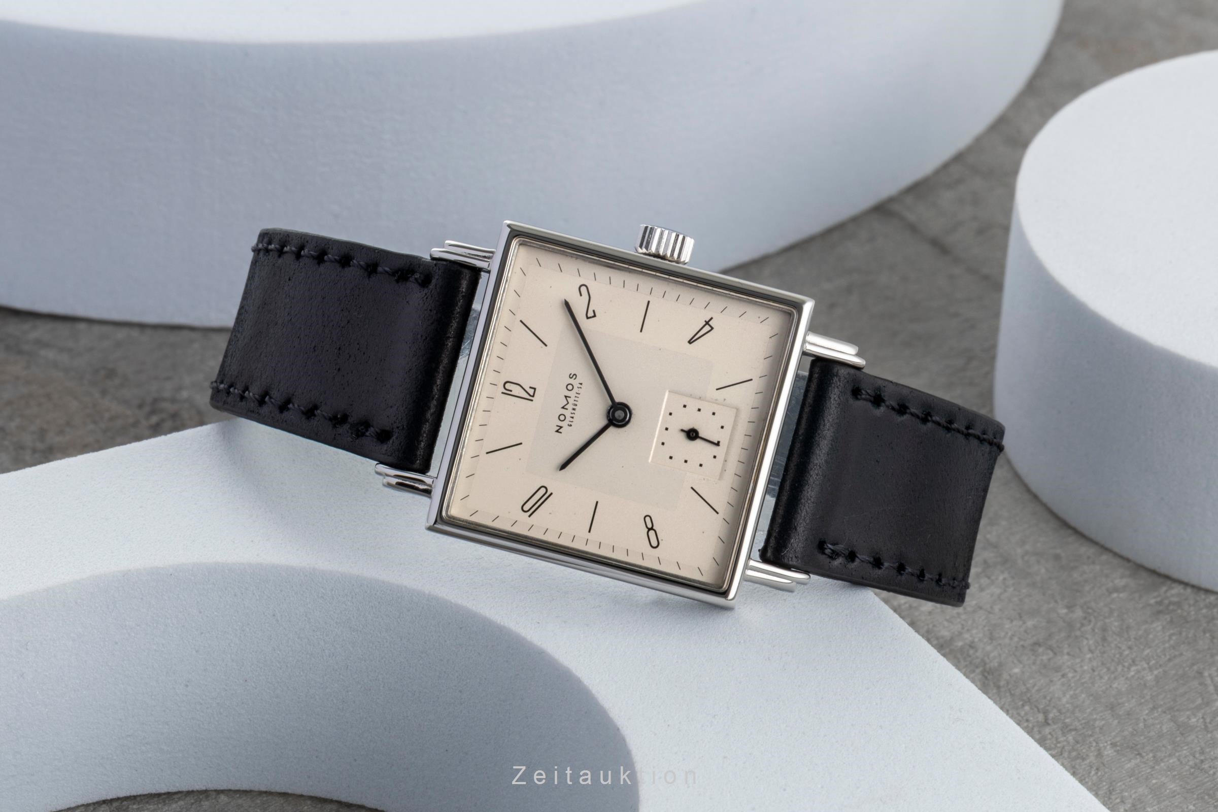 Nomos Tetra acier à remontage manuel montre pour hommes 401  [2600411]