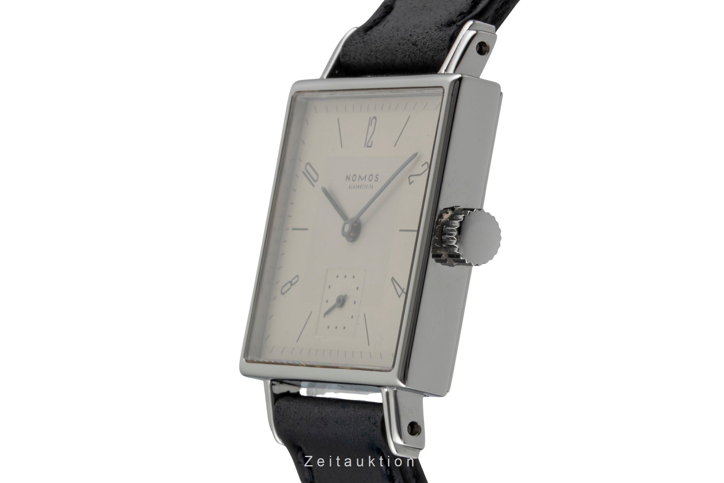 Nomos Tetra acier à remontage manuel montre pour hommes 401  [2600411]