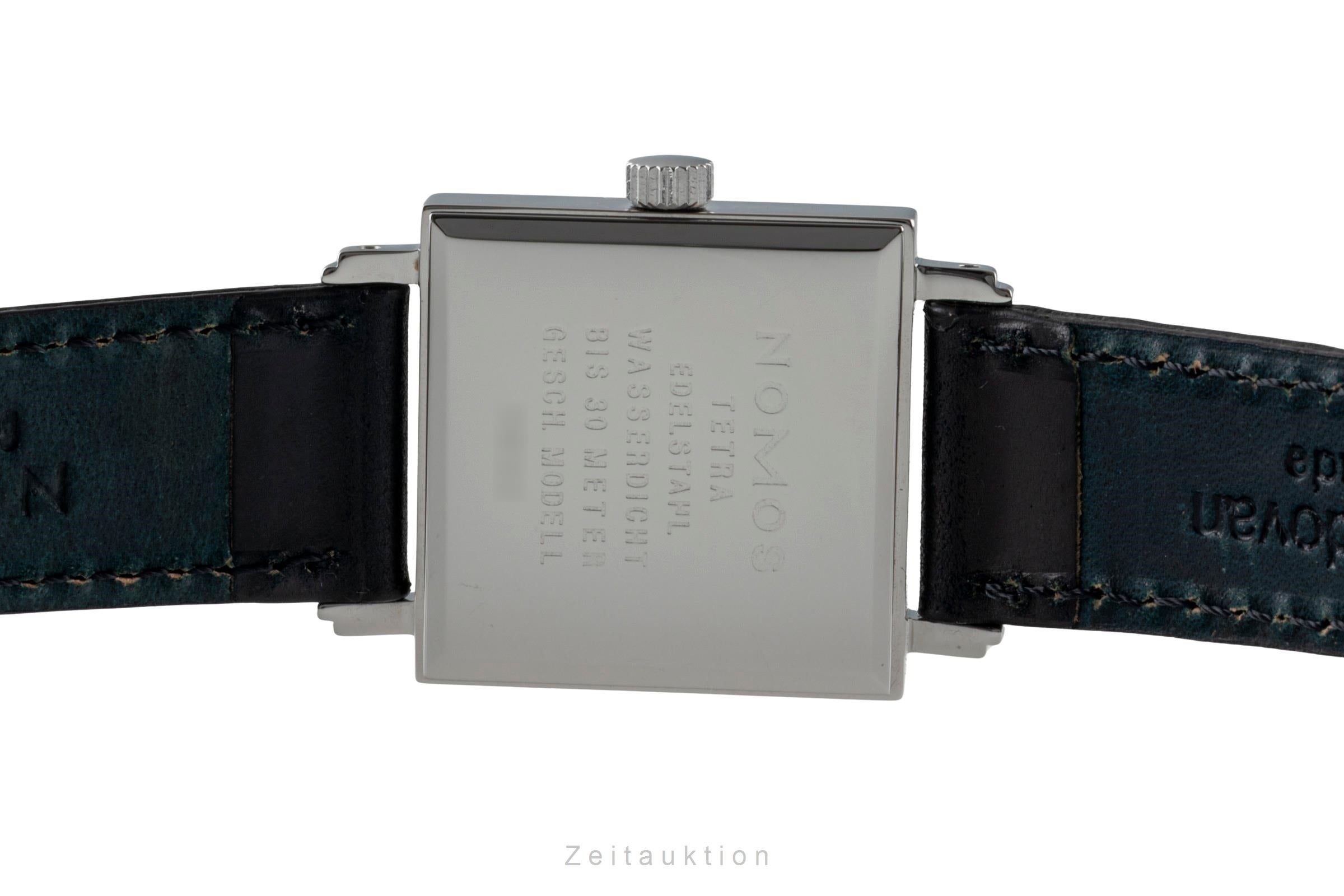 Nomos Tetra acier à remontage manuel montre pour hommes 401  [2600411]