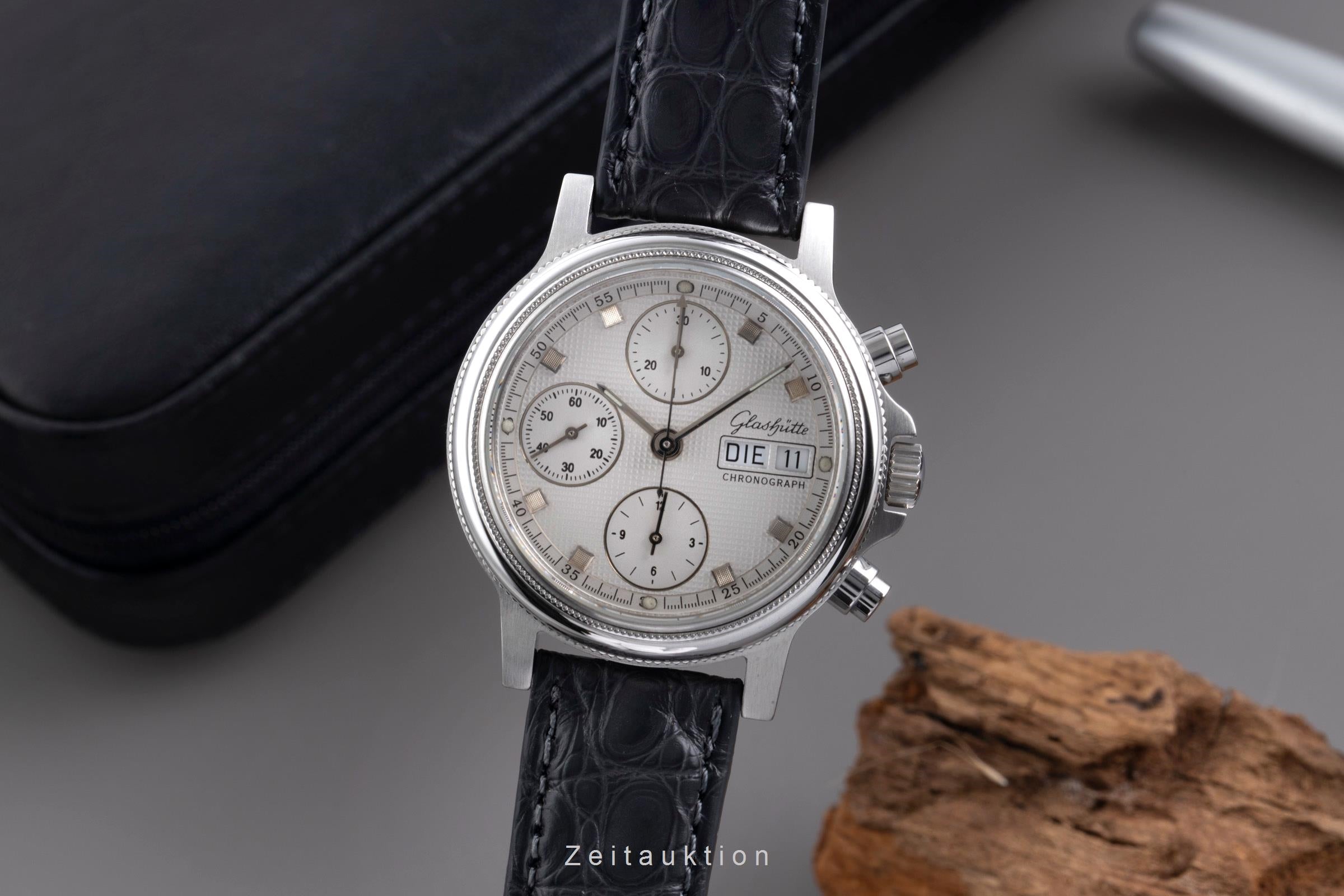 Glashütte chronographe acier automatique montre pour hommes  [2600412]