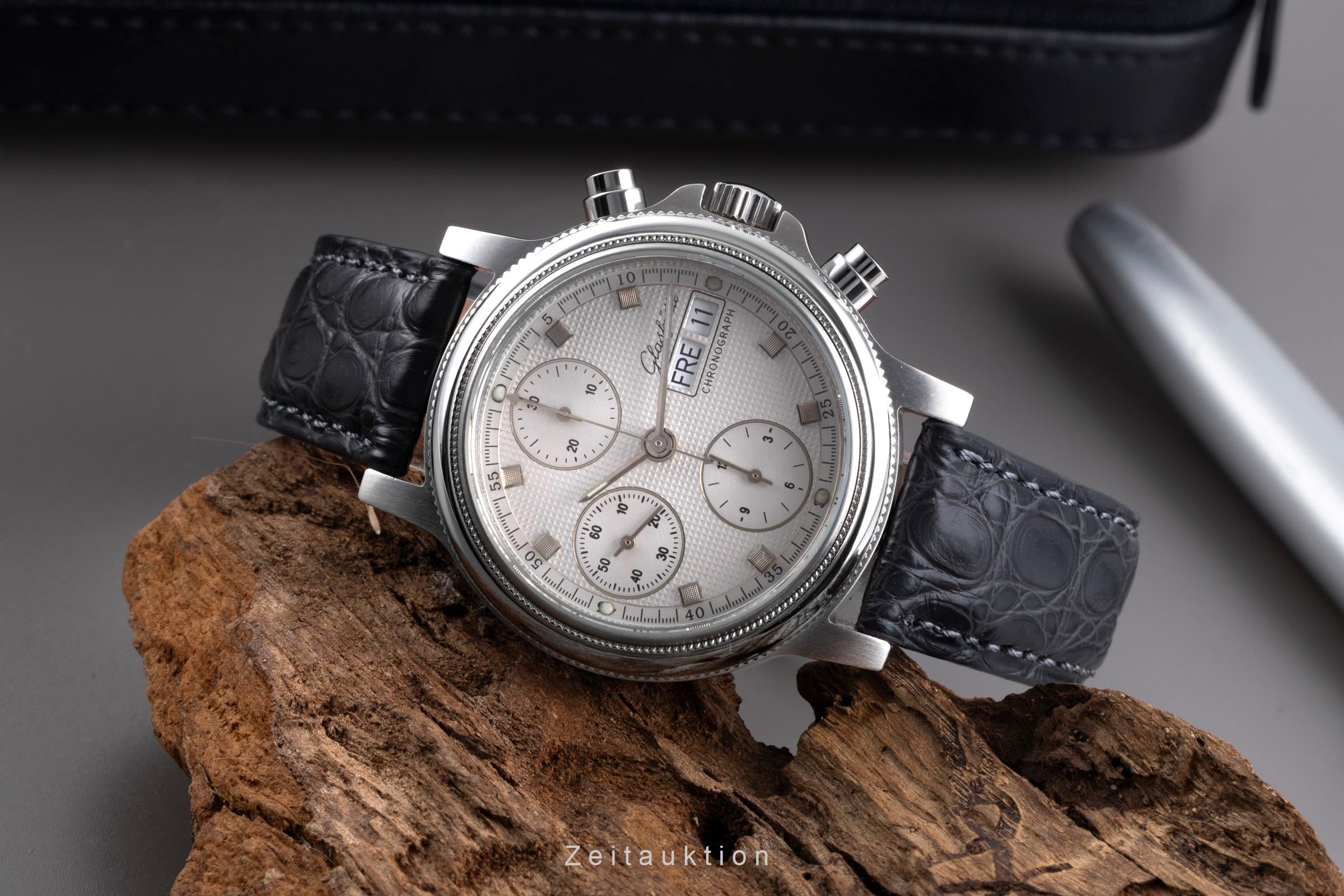 Glashütte chronographe acier automatique montre pour hommes  [2600412]
