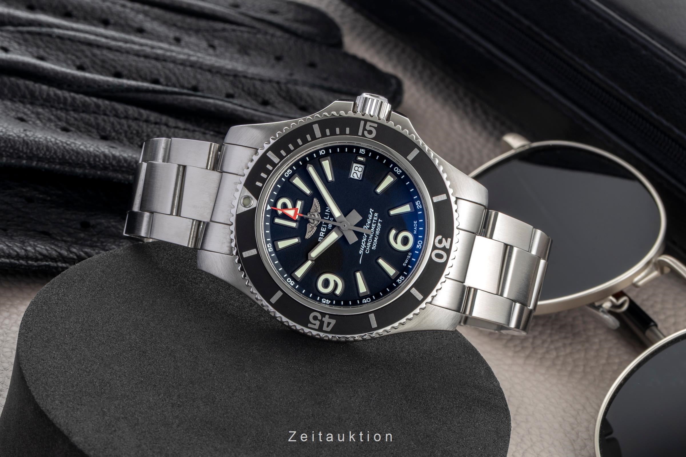 Breitling Superocean acier automatique montre pour hommes A17366  [2600414]