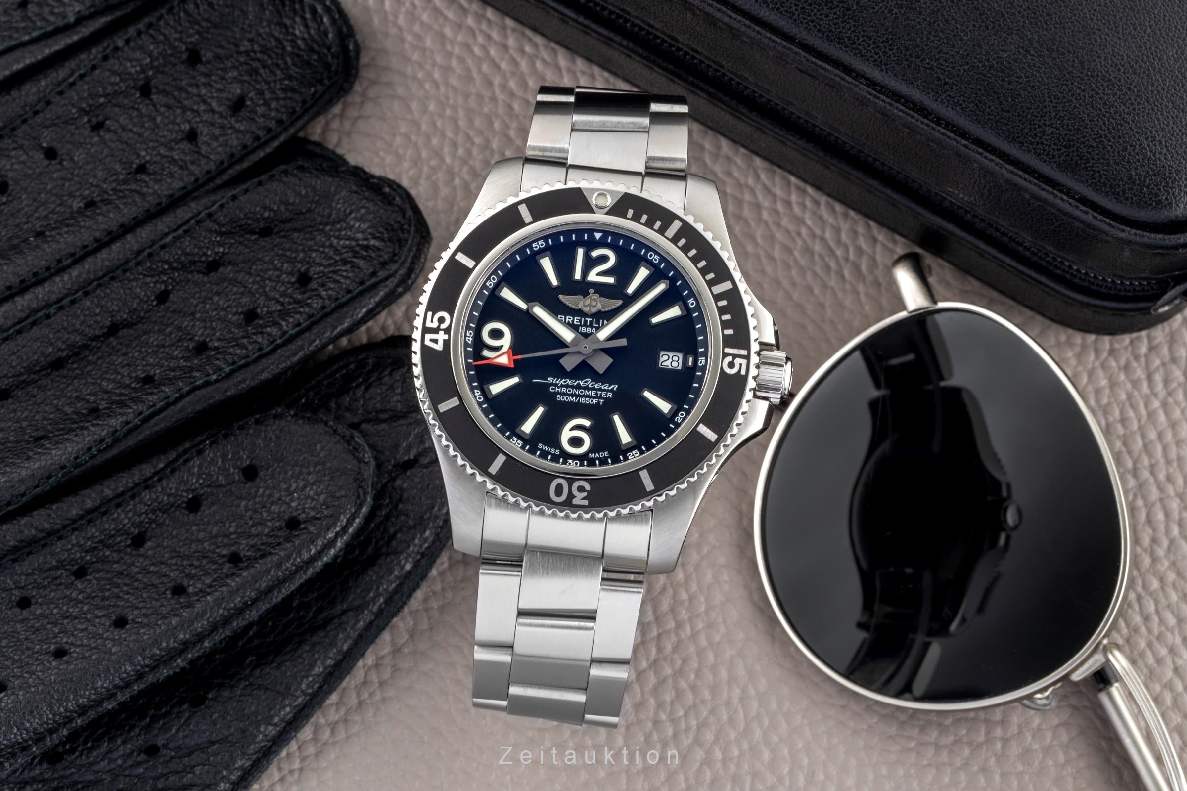 Breitling Superocean acier automatique montre pour hommes A17366  [2600414]