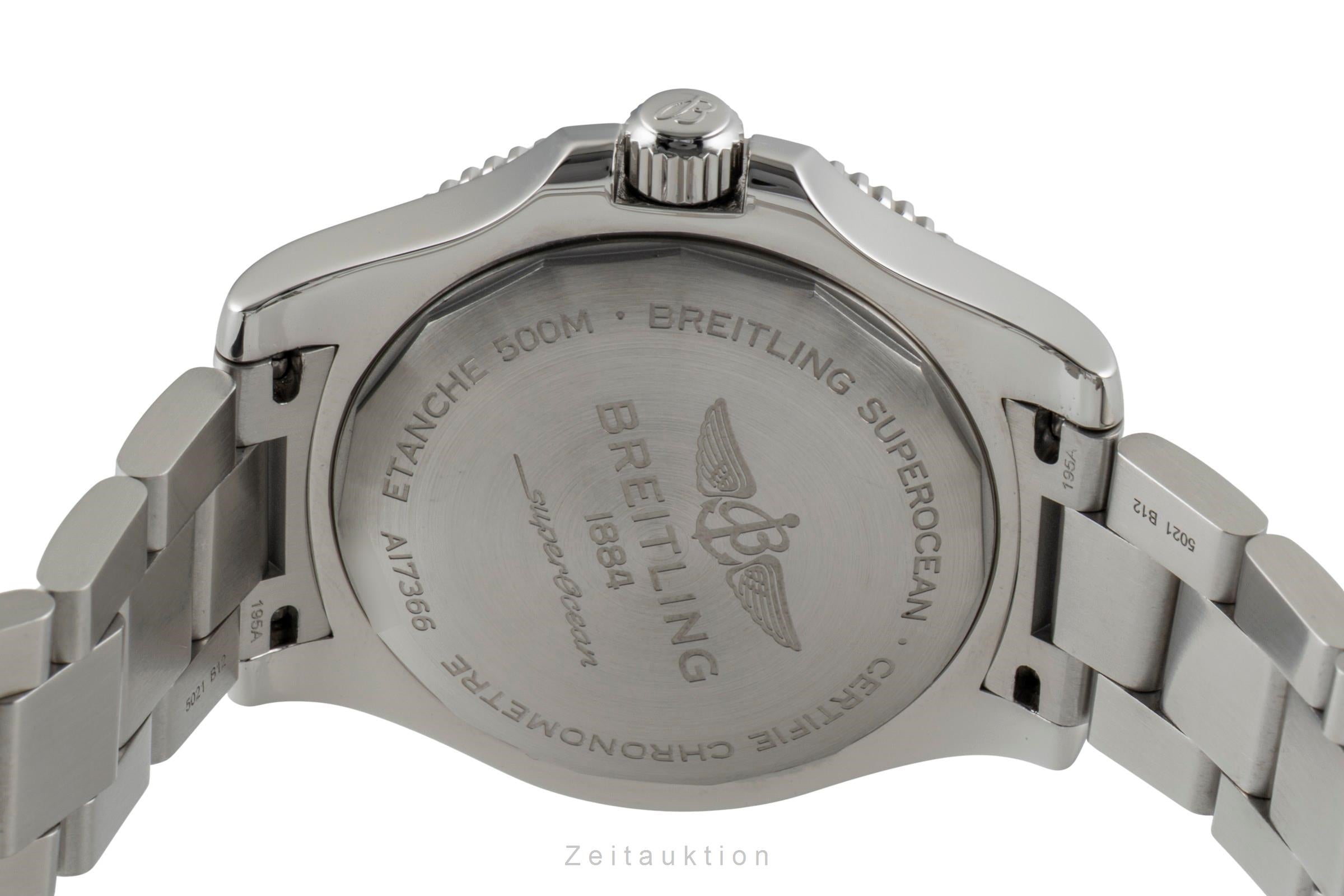 Breitling Superocean acier automatique montre pour hommes A17366  [2600414]
