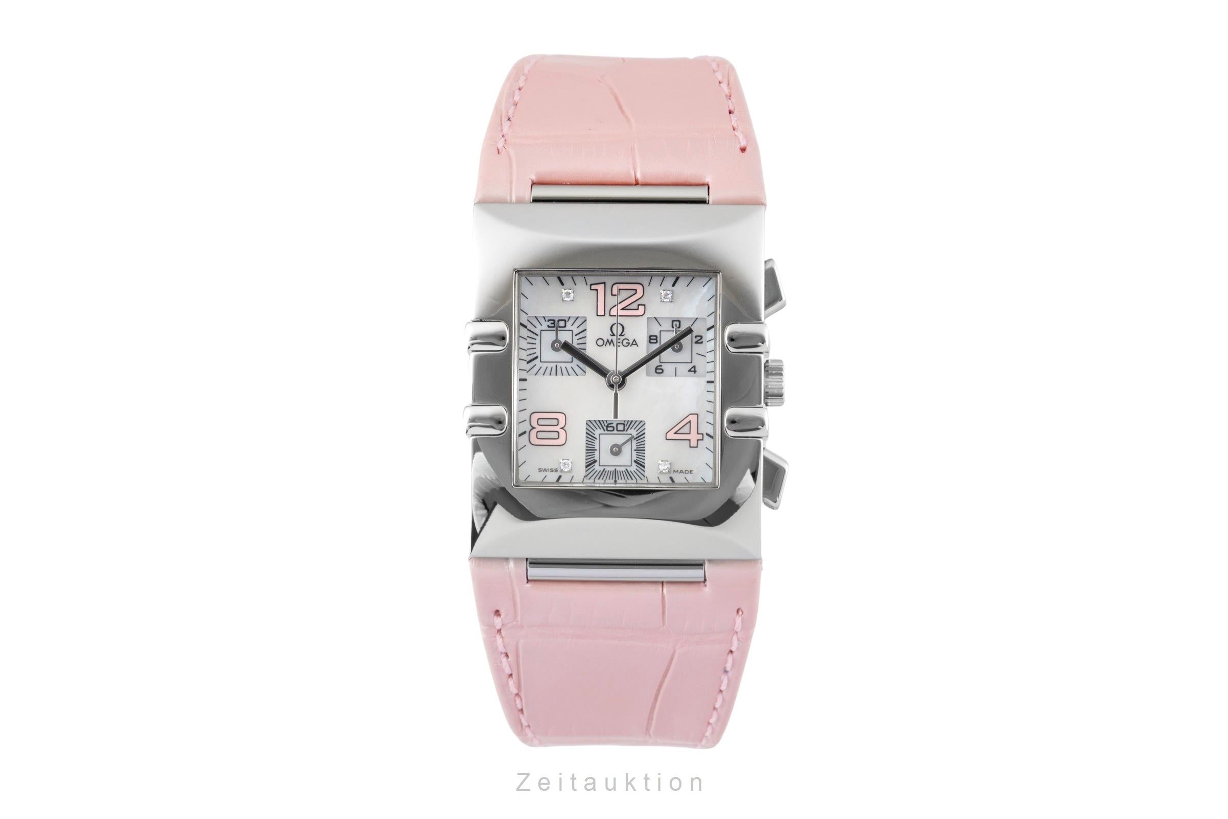 Omega Constellation chronograph steel quartz Kal. 5200 Ref