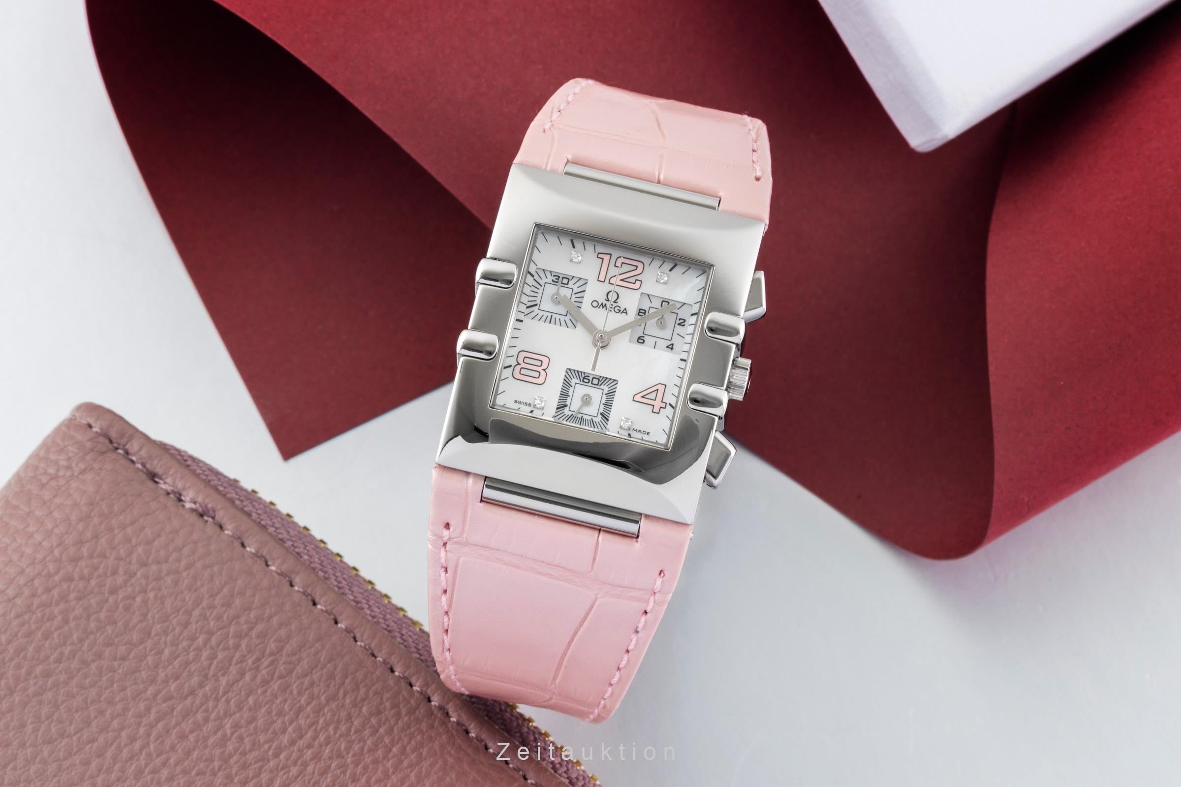 Omega Constellation chronograph steel quartz women's watch 1841.70.34  [2600415]