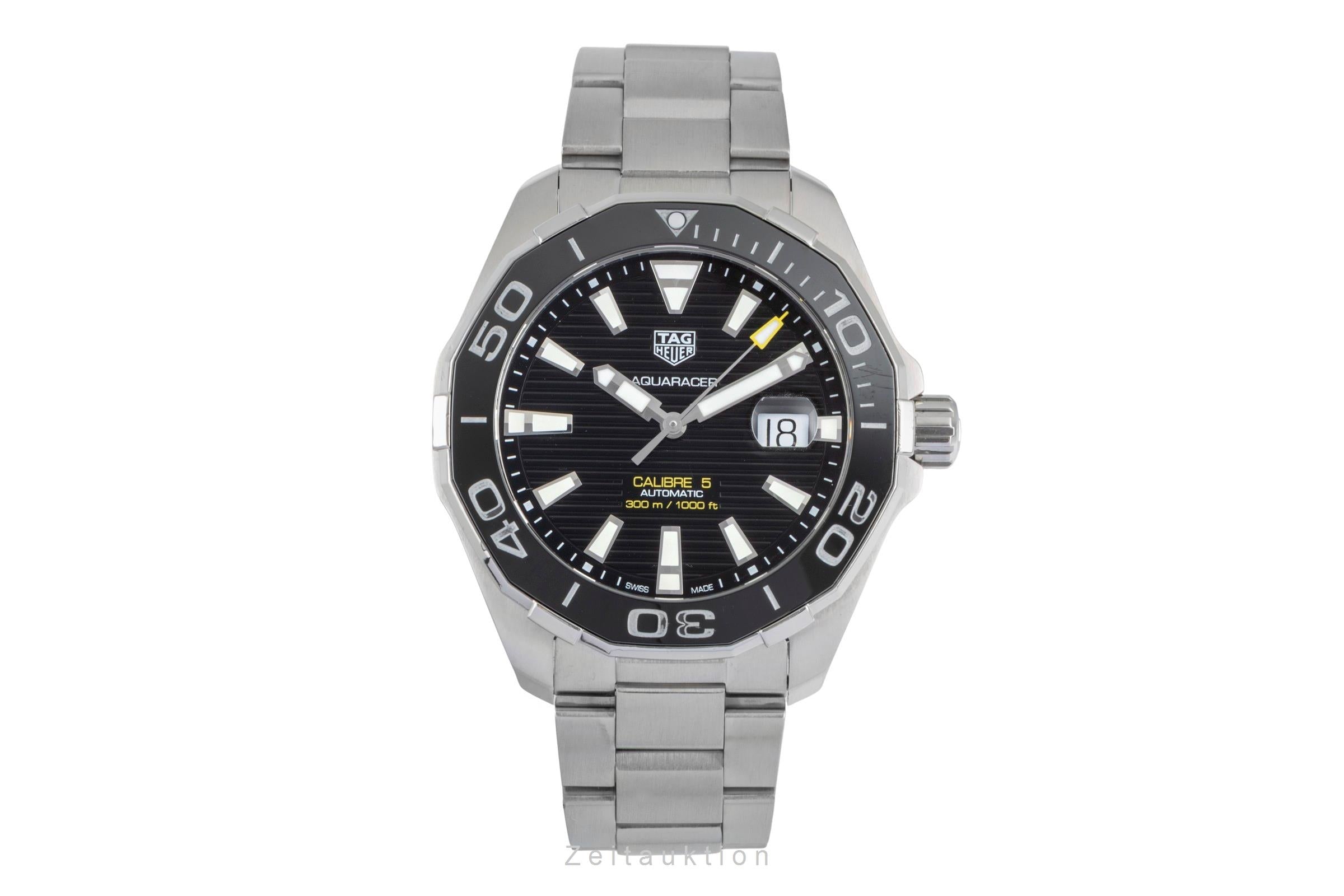 TAG Heuer Aquaracer Cal. 5 Stahl Herrenuhr Ref. WAY201A.BA0927 B&P 2020 [2600418]