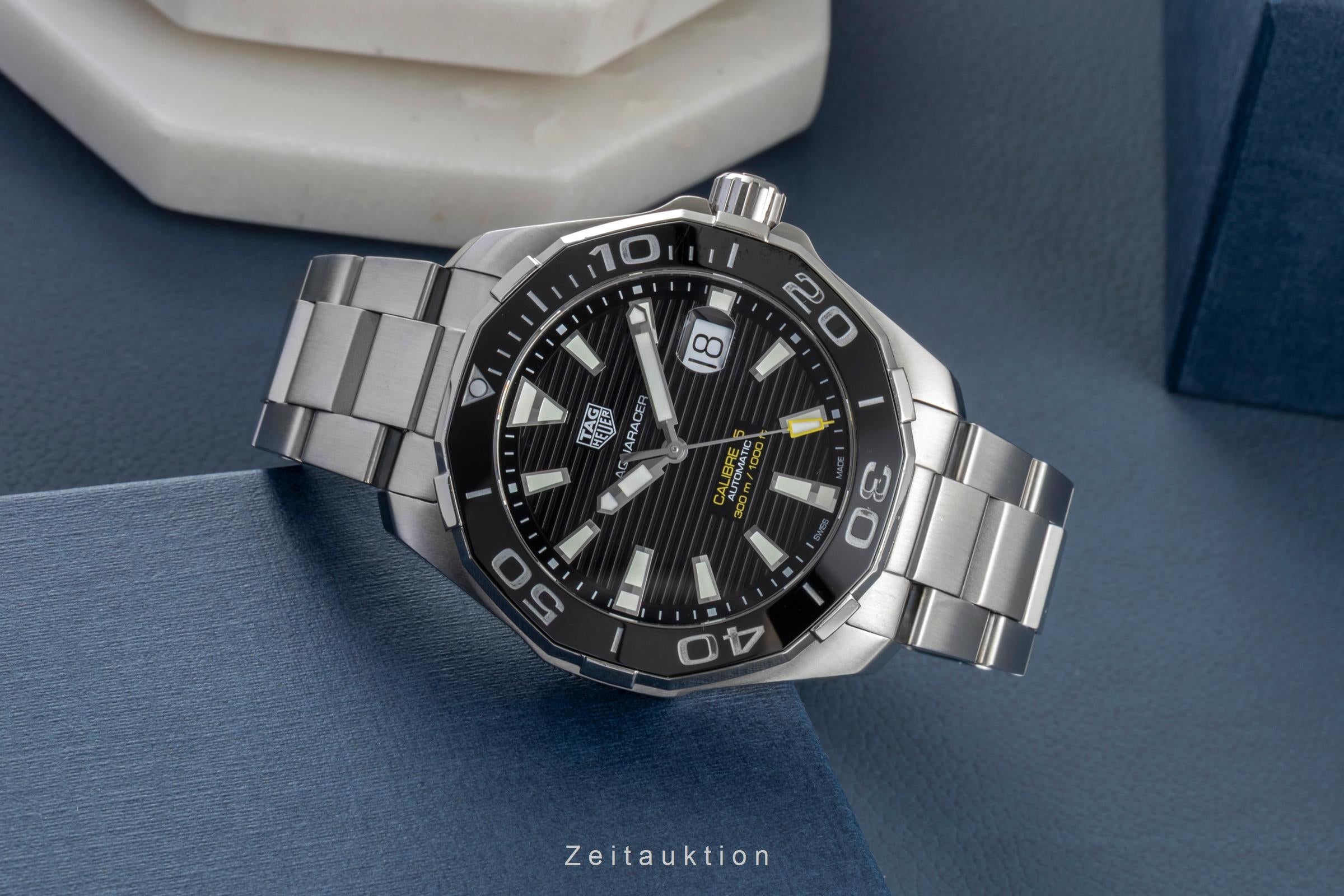 TAG Heuer Aquaracer Cal. 5 Stahl Herrenuhr Ref. WAY201A.BA0927 B&P 2020 [2600418]