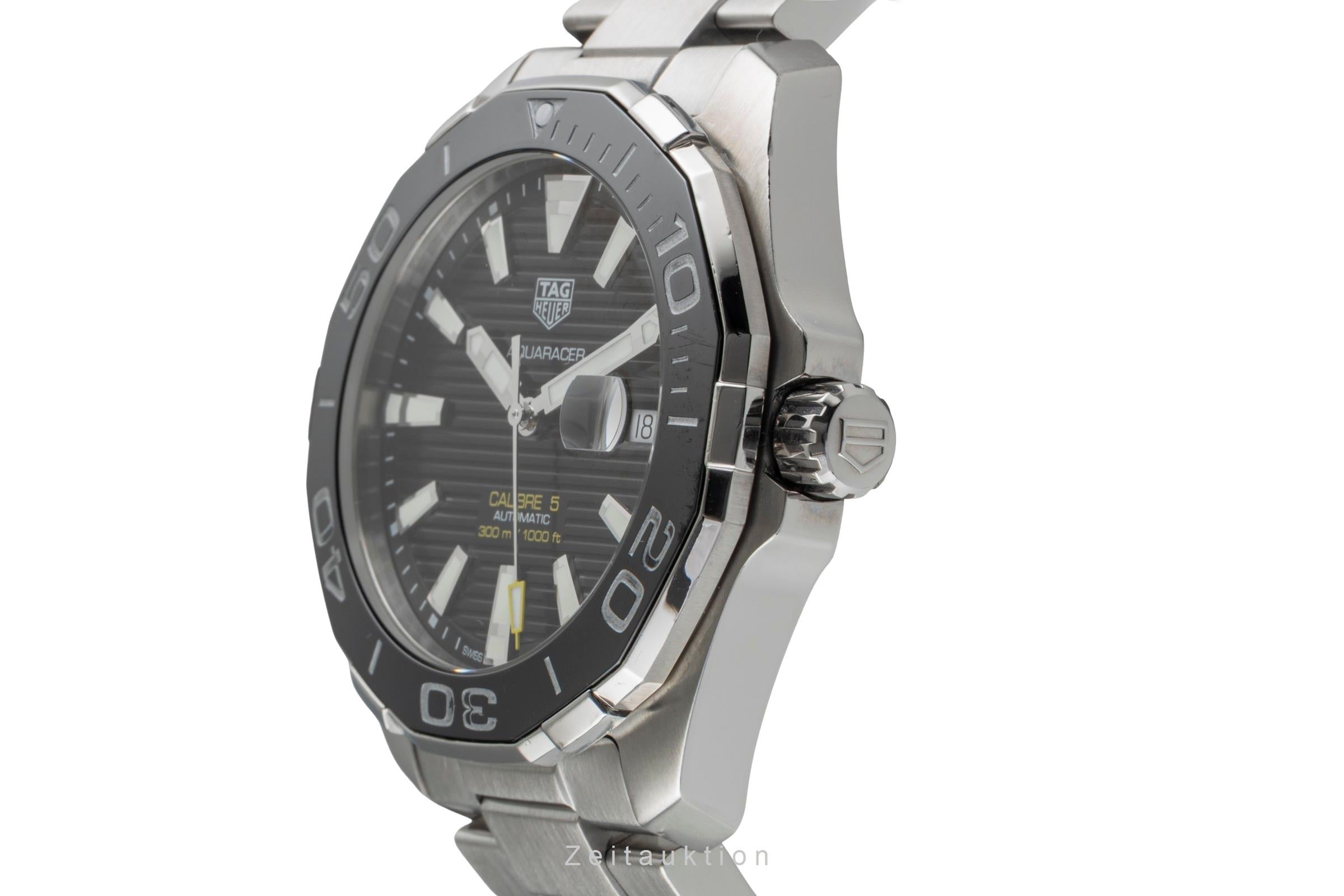 TAG Heuer Aquaracer Cal. 5 Stahl Herrenuhr Ref. WAY201A.BA0927 B&P 2020 [2600418]