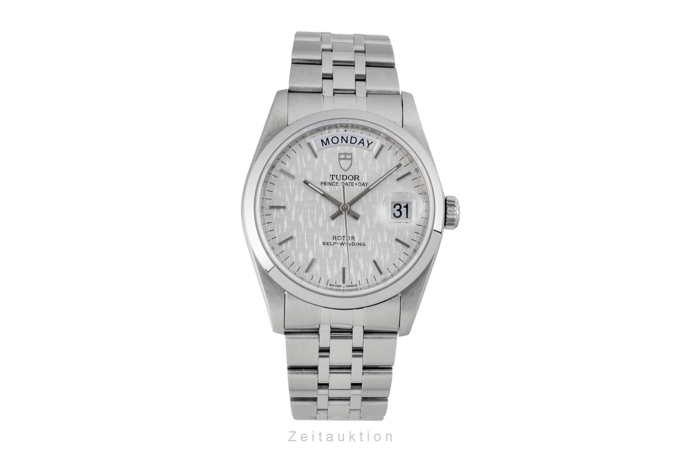 Tudor Date-Day steel automatic men's watch 76200  [2600422]