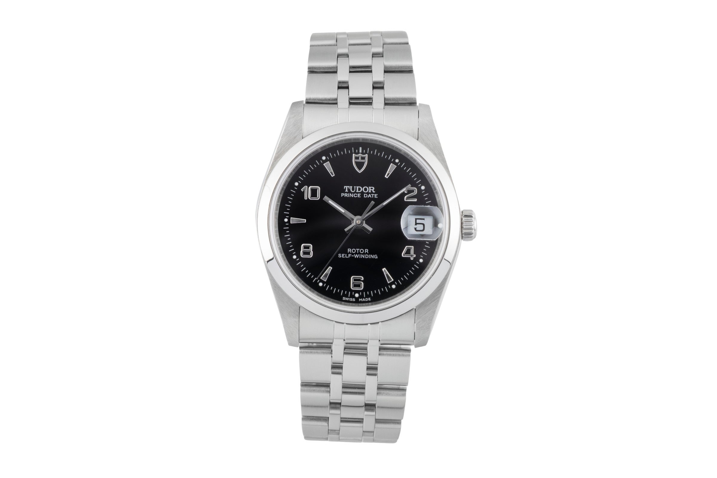 Tudor Prince Date steel automatic men's watch 74000N  [2600423]