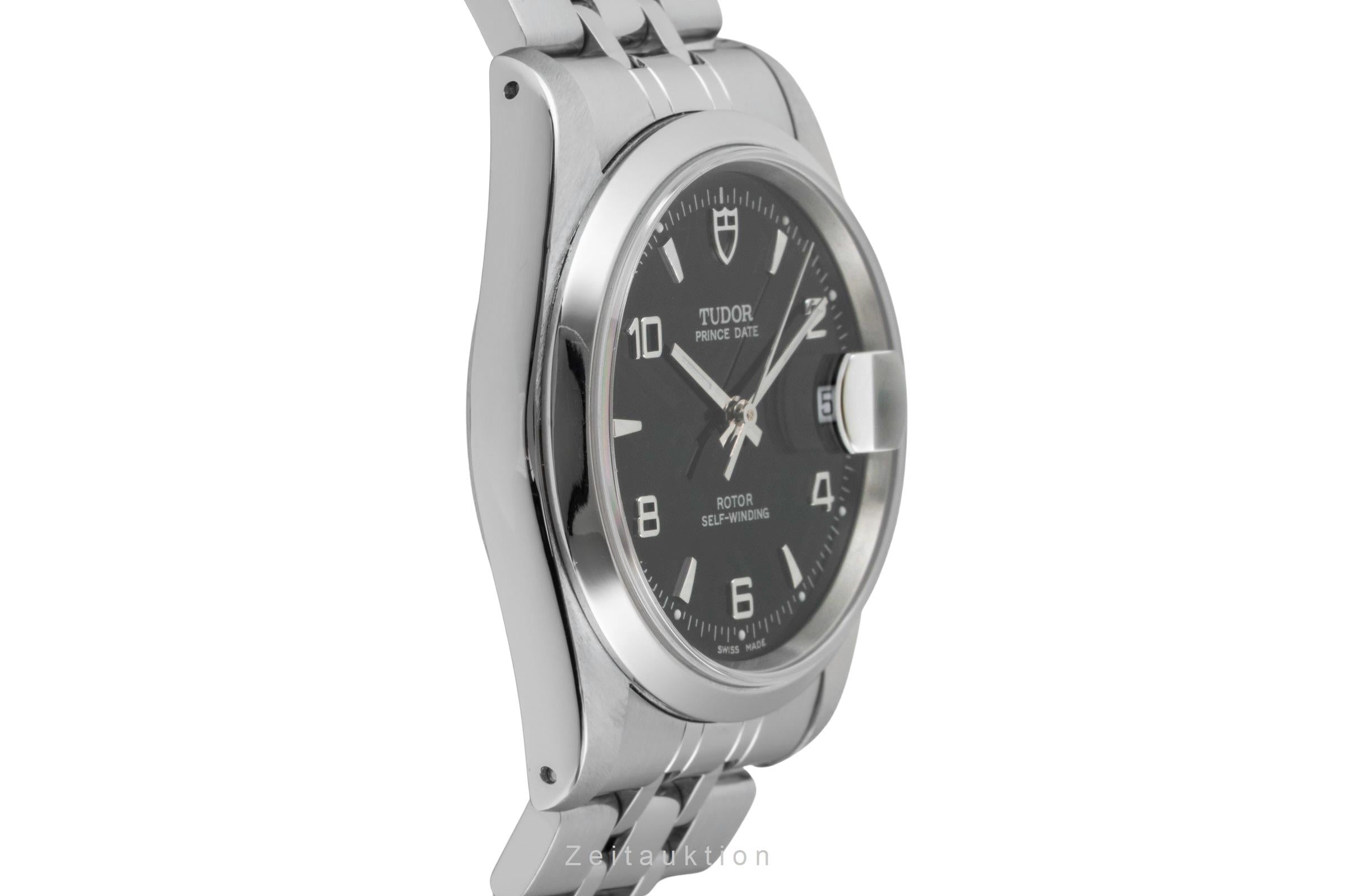 Tudor Prince Date steel automatic men's watch 74000N  [2600423]
