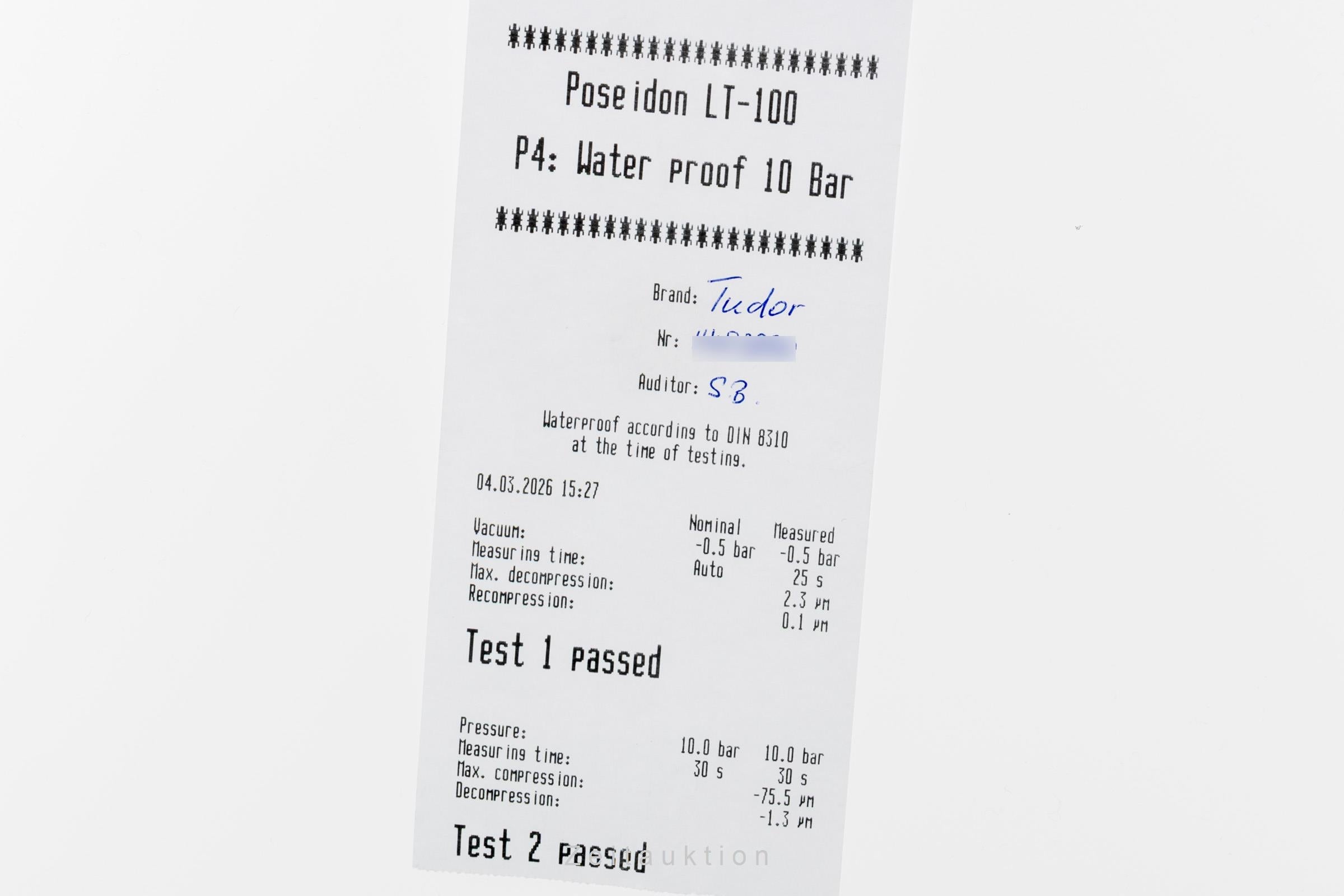 Tudor Prince Date steel automatic men's watch 74000N  [2600423]