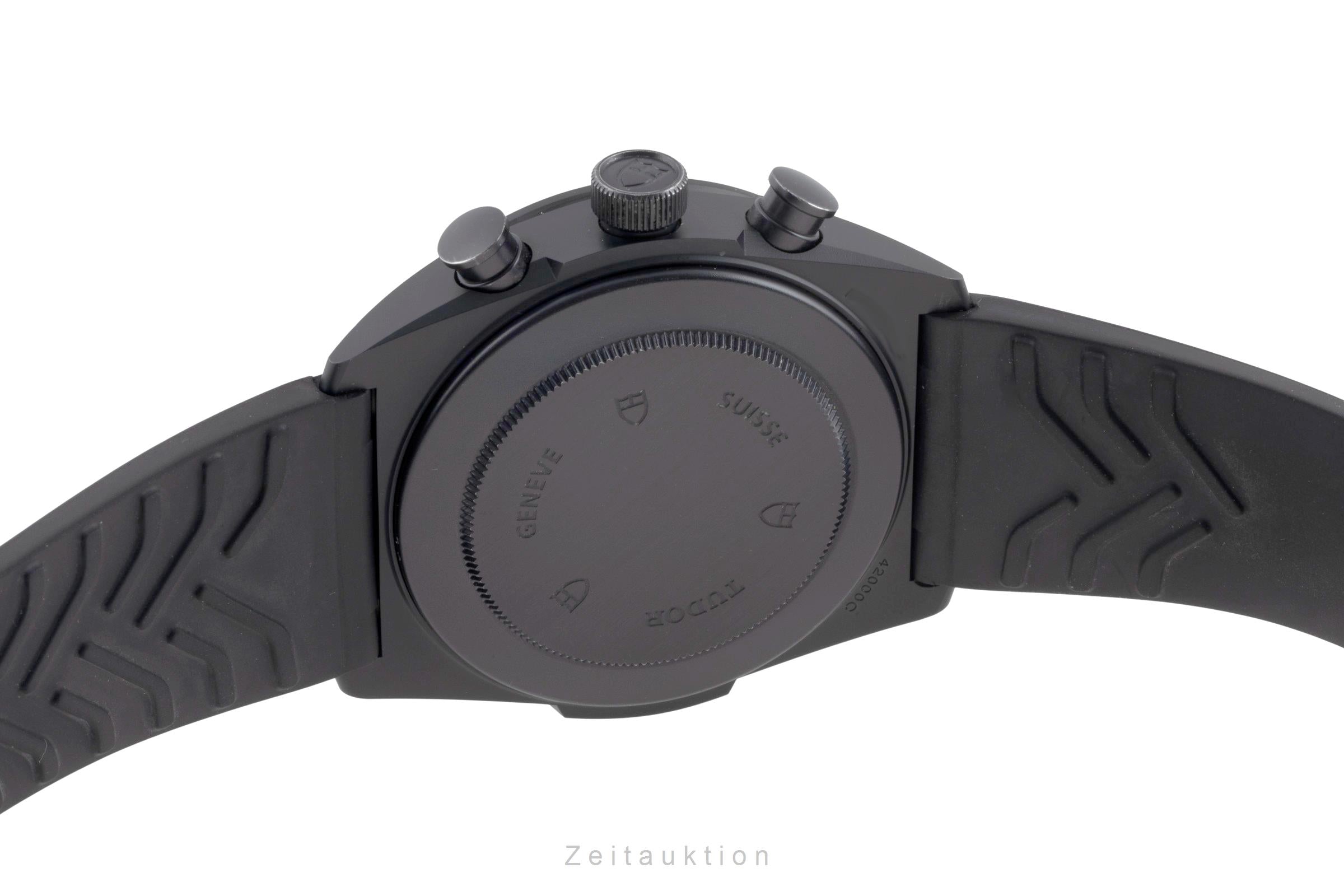 Tudor Black Shield cronografo ceramica / acciaio automatismo orologio da uomo 42000C  [2600427]