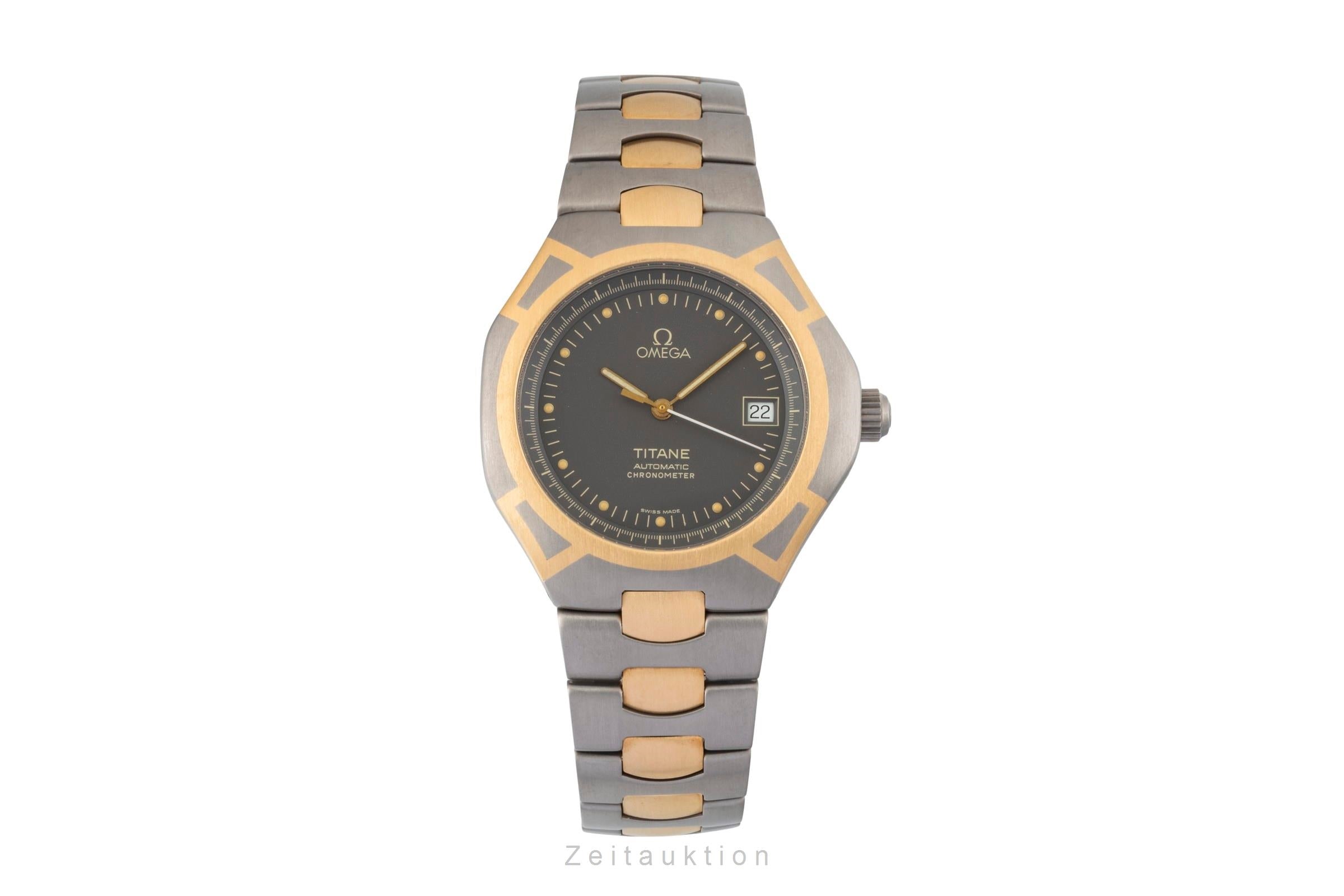 Omega Seamaster titanium / gold automatic men's watch 368.0885 Vintage  [2600436]