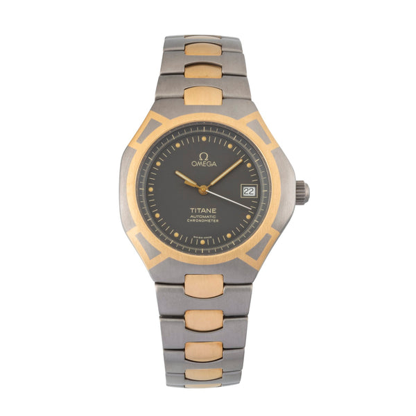 Omega Seamaster titanium / gold automatic men's watch 368.0885 Vintage  [2600436]