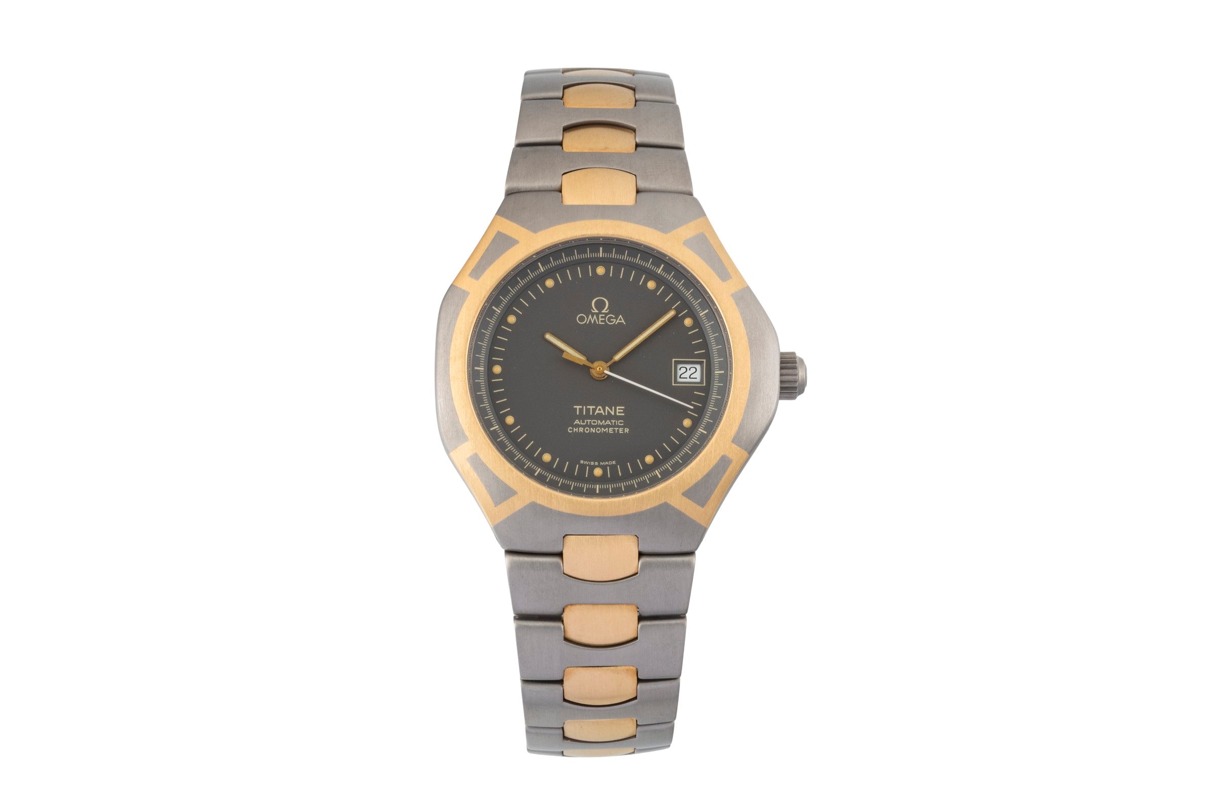 Omega Seamaster titanium / gold automatic men's watch 368.0885 Vintage  [2600436]