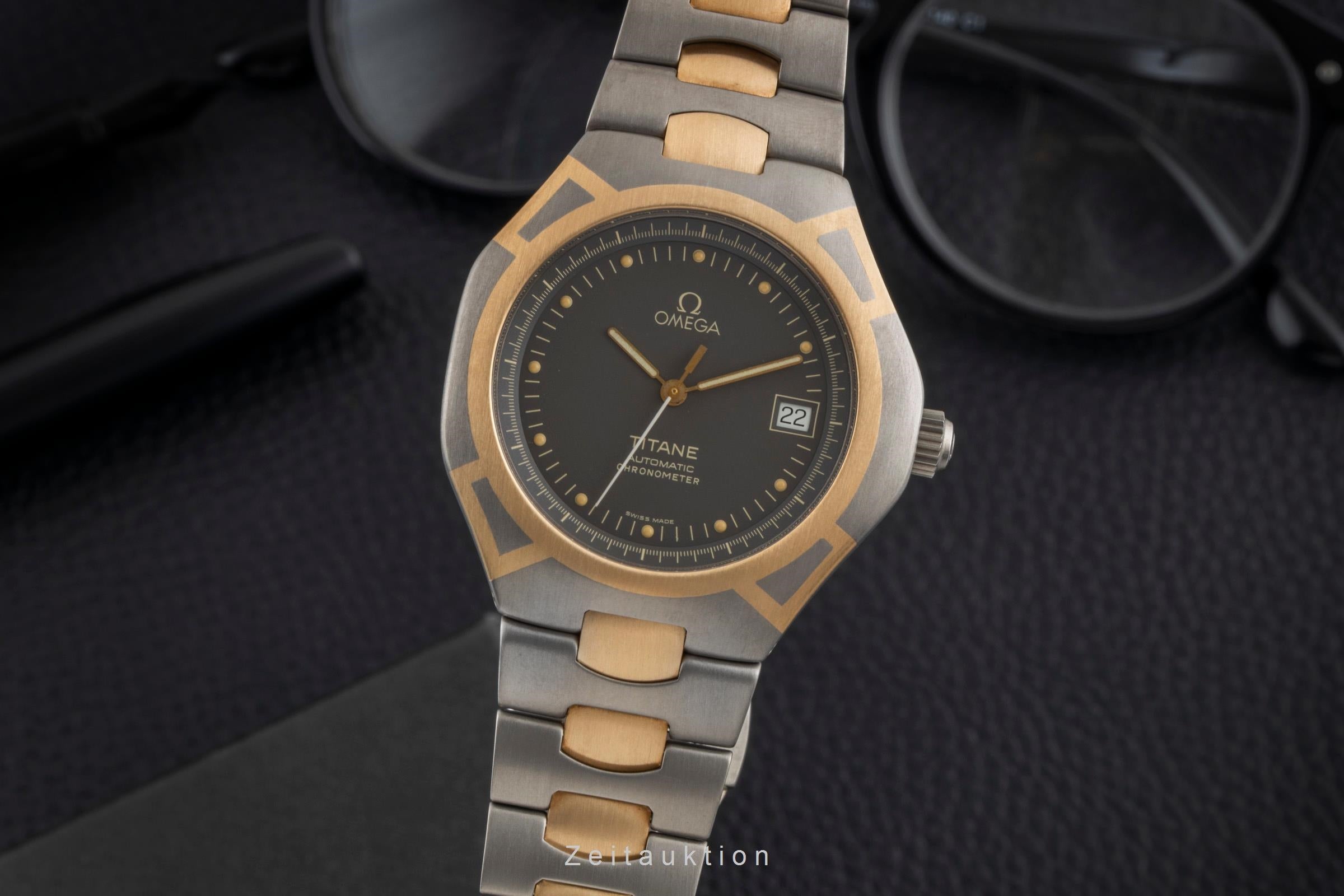 Omega Seamaster titanium / gold automatic men's watch 368.0885 Vintage  [2600436]