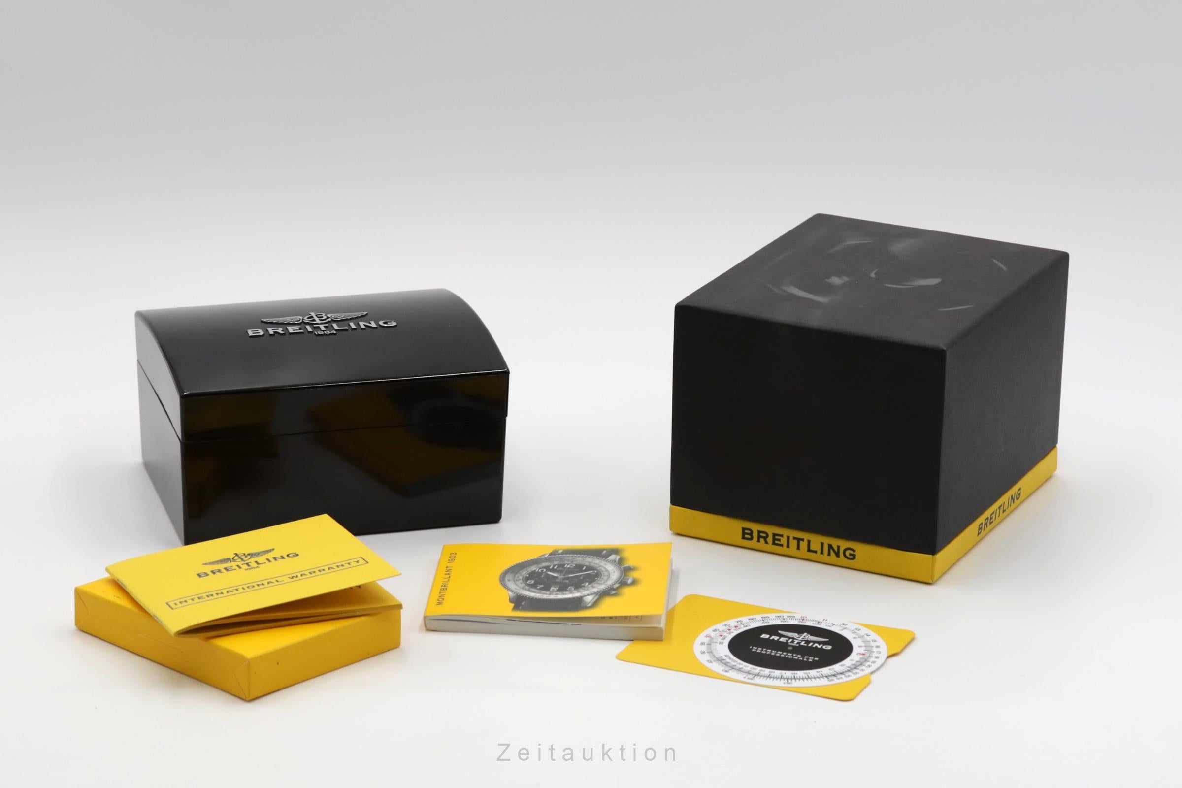 Breitling Montbrillant chronograph steel automatic men's watch A41370  [2600440]