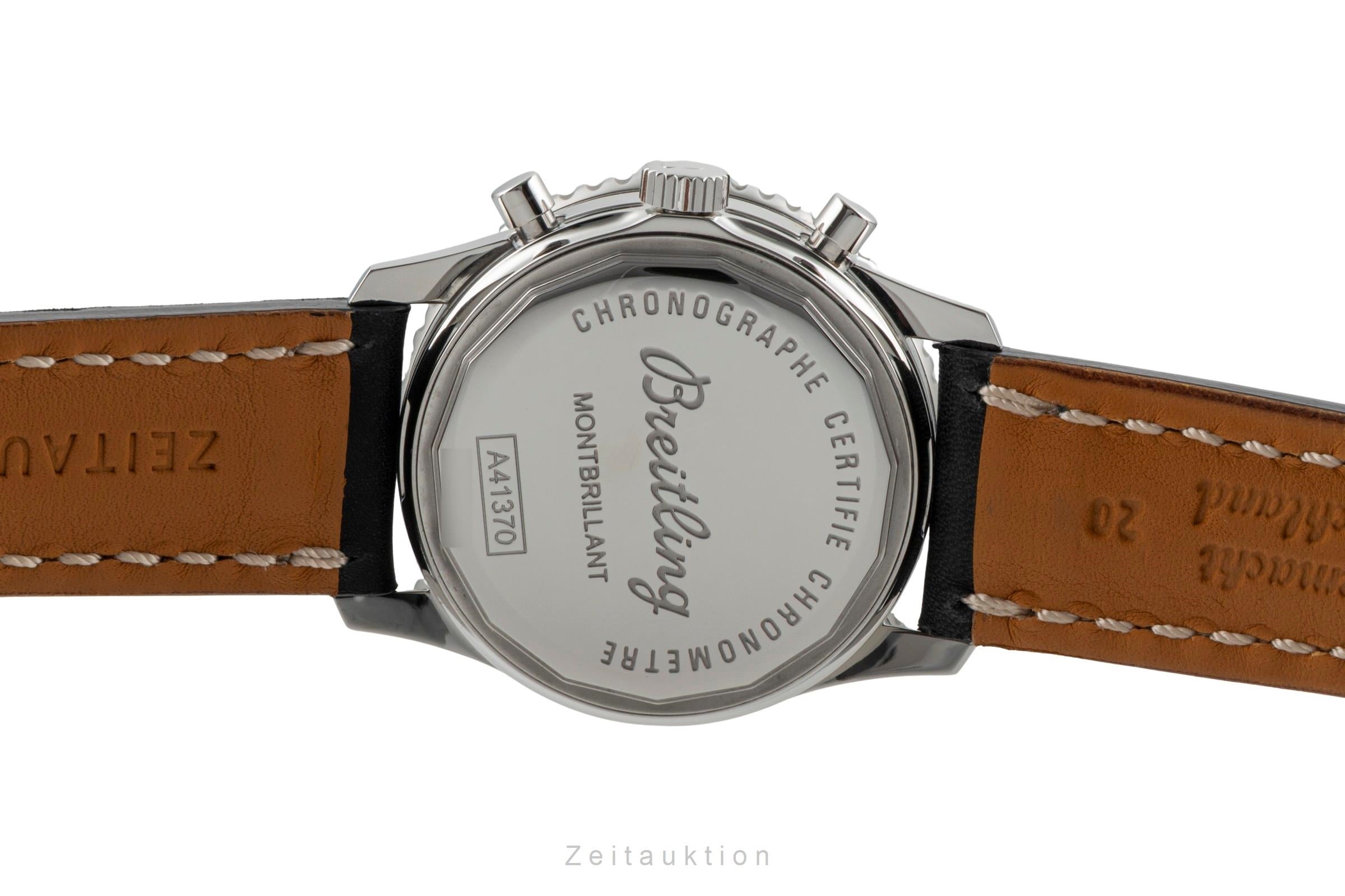 Breitling Montbrillant chronograph steel automatic men's watch A41370  [2600440]