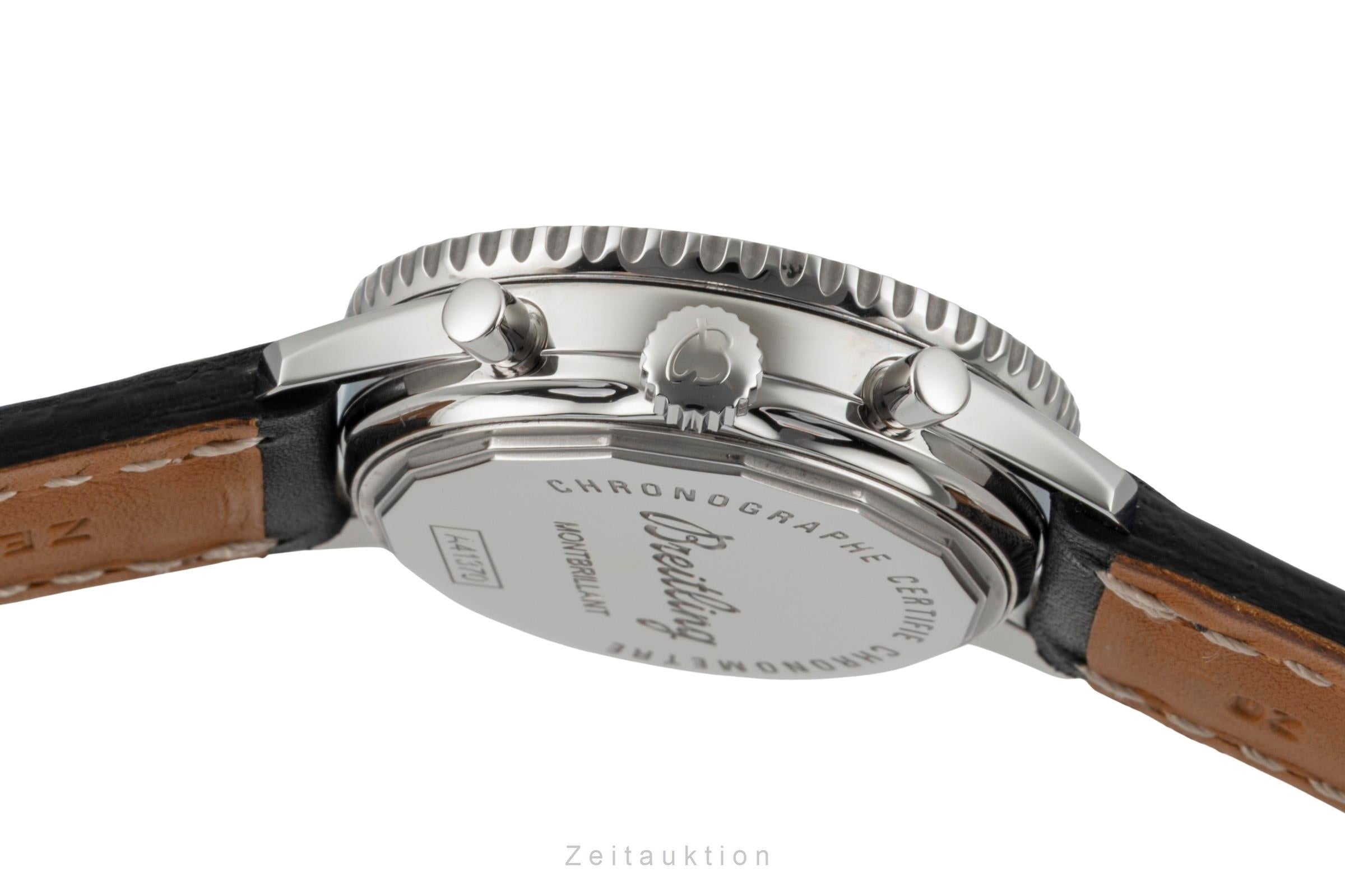 Breitling Montbrillant chronograph steel automatic men's watch A41370  [2600440]