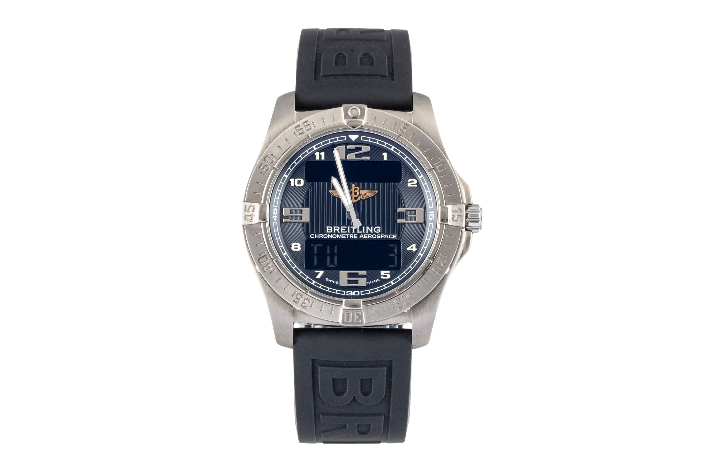 Breitling Aerospace chronograph titanium quartz men's watch E79362  [2600441]