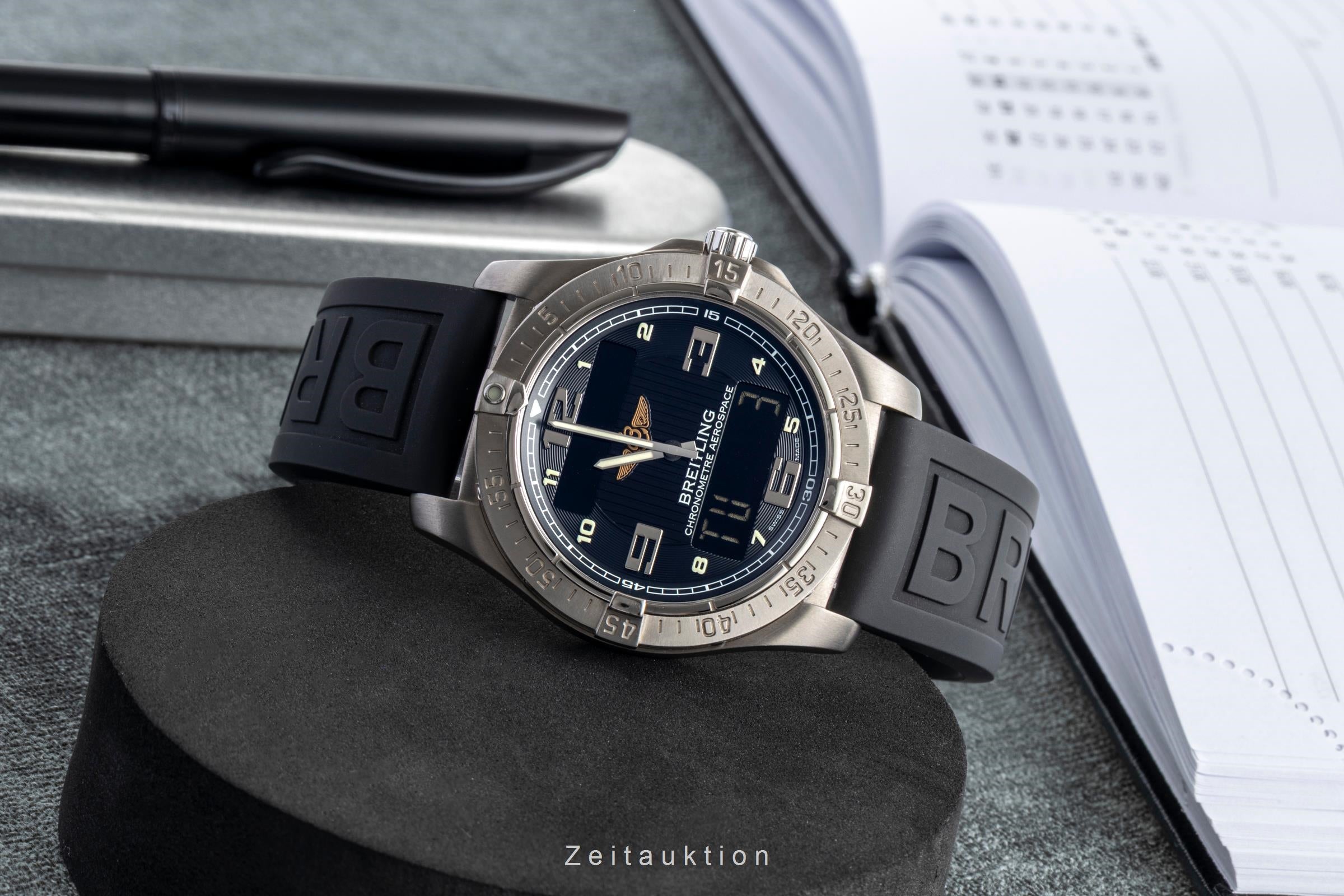 Breitling Aerospace chronograph titanium quartz men's watch E79362  [2600441]