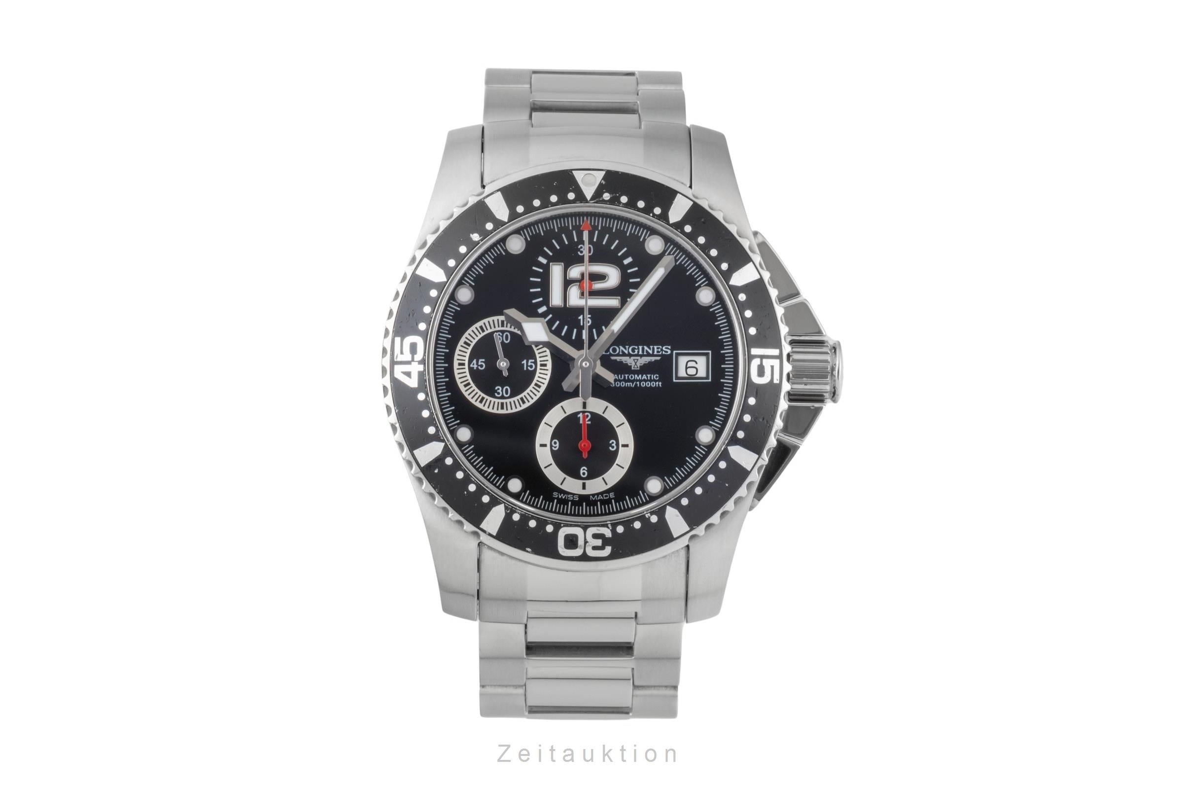 Longines Hydro Conquest chronograph steel automatic Kal. L667.2