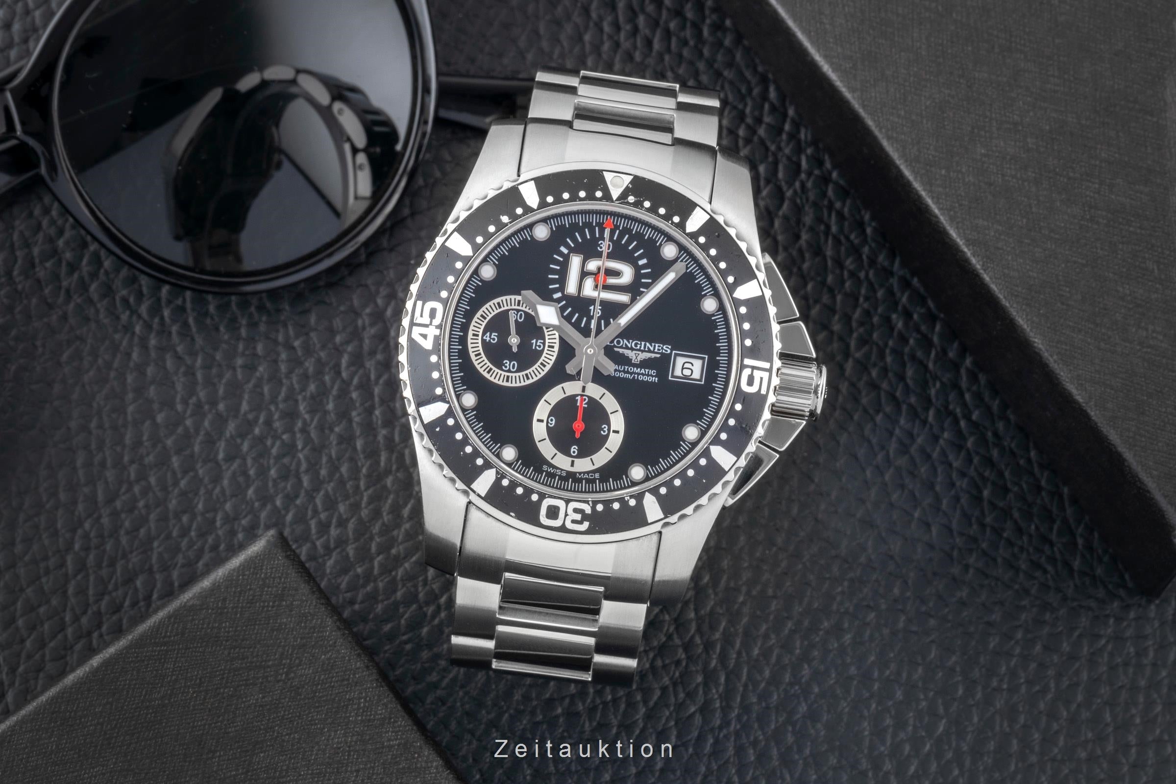 Longines Hydro Conquest Chronograph Automatik Stahl Ref. L3.644.4 Box [2600442]