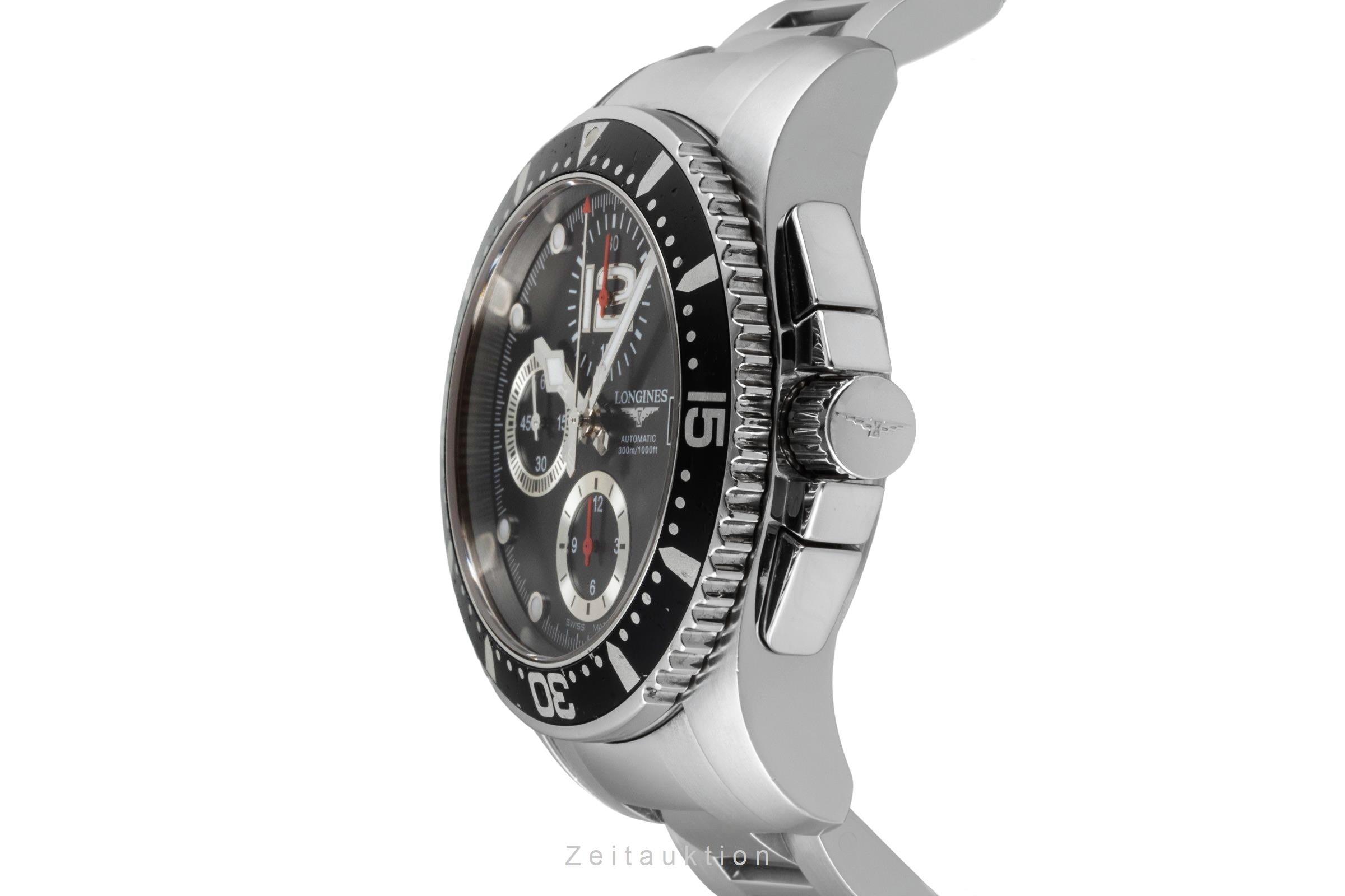 Longines Hydro Conquest chronograph steel automatic Kal. L667.2