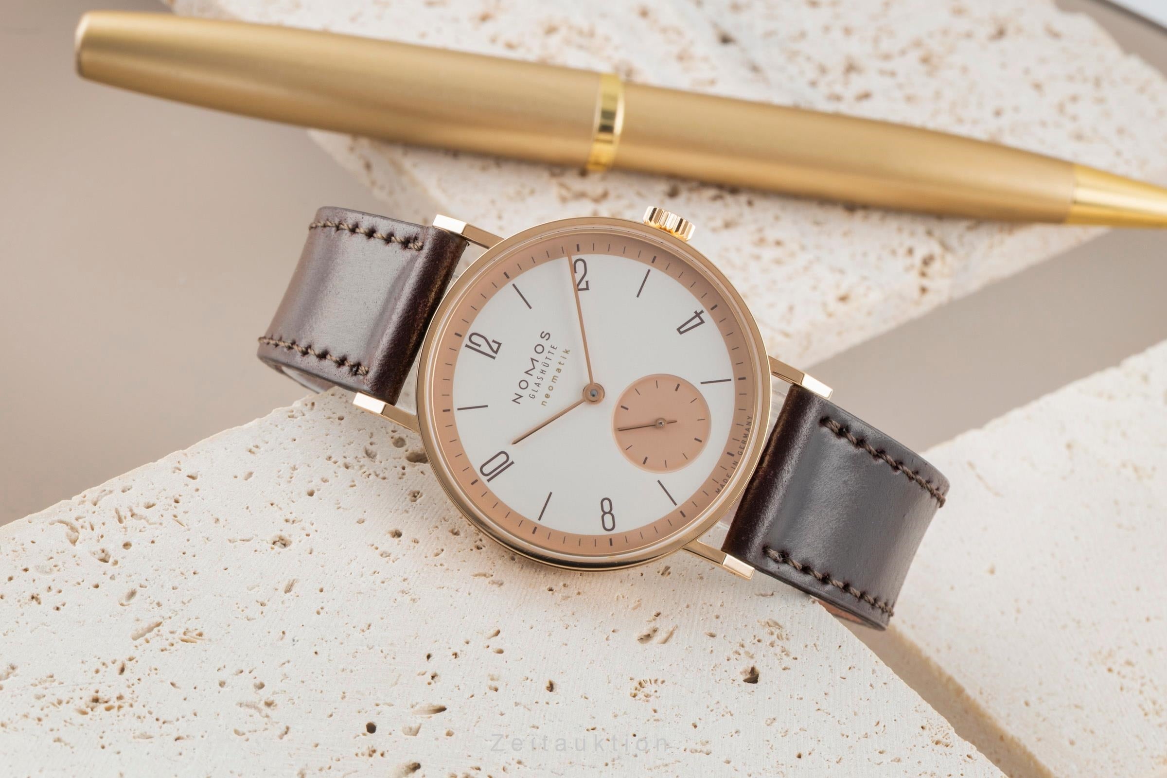 Nomos Tangente 18k Roségold Neomatik 175 Years Watchmaking Glashütte Ref. 160.S1 [2600443]