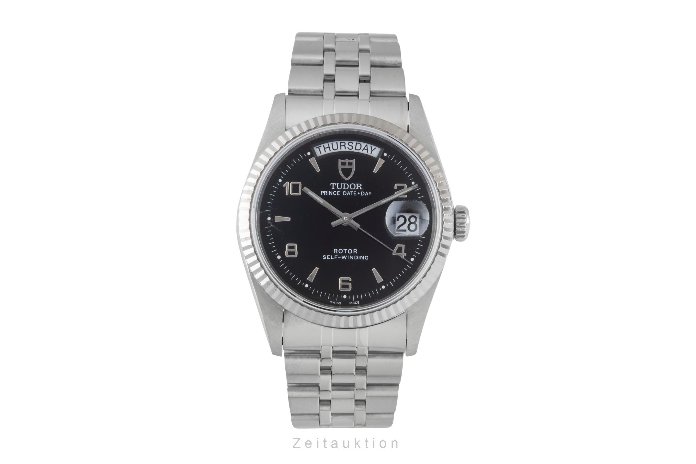 Tudor Date-Day acier / or blanc automatique montre pour hommes 76214  [2600448]