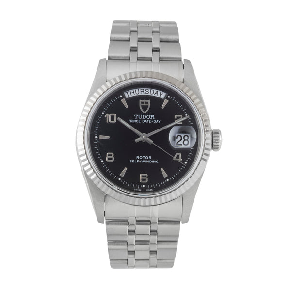 Tudor Date-Day acier / or blanc automatique montre pour hommes 76214  [2600448]