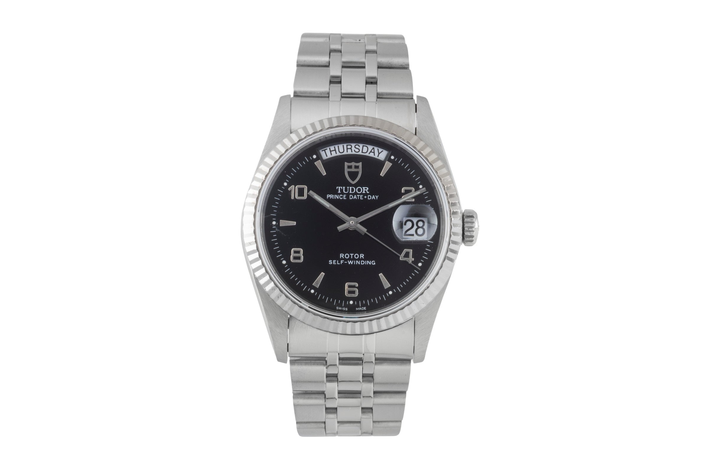 Tudor Date-Day acier / or blanc automatique montre pour hommes 76214  [2600448]