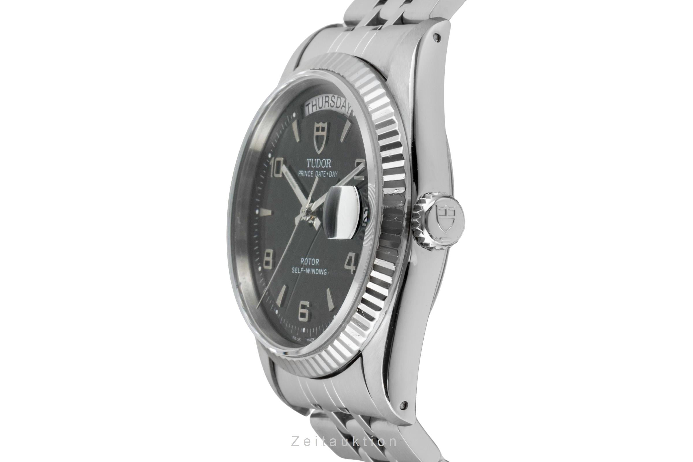 Tudor Date-Day acier / or blanc automatique montre pour hommes 76214  [2600448]