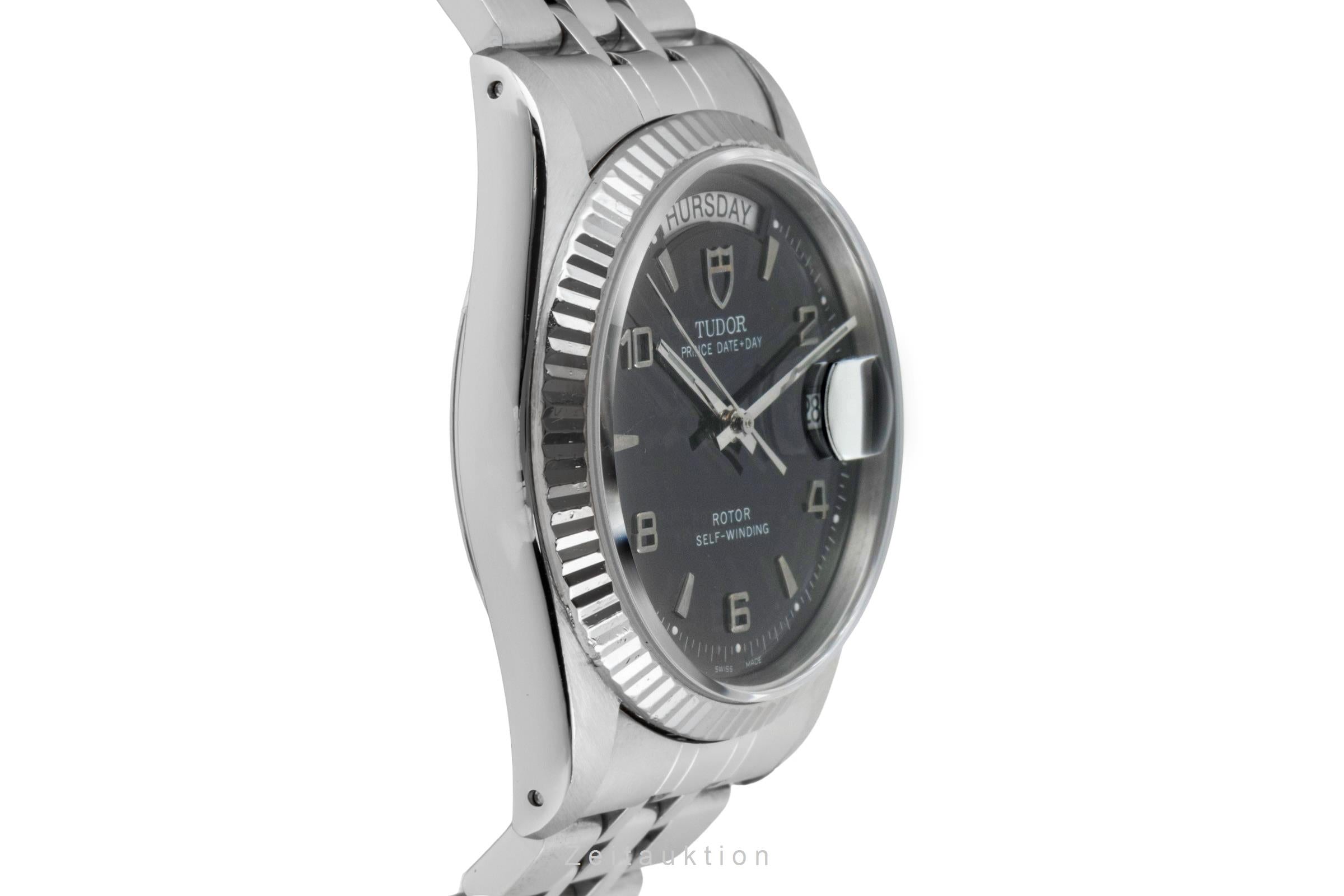 Tudor Date-Day acier / or blanc automatique montre pour hommes 76214  [2600448]