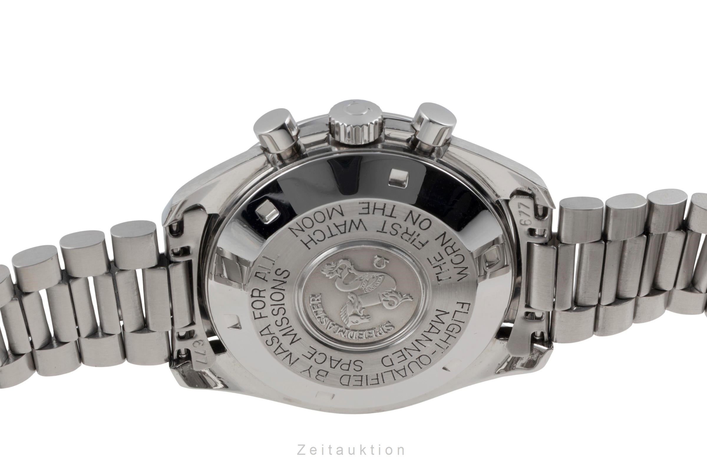Omega Speedmaster Moonwatch chronograph steel manual winding Kal
