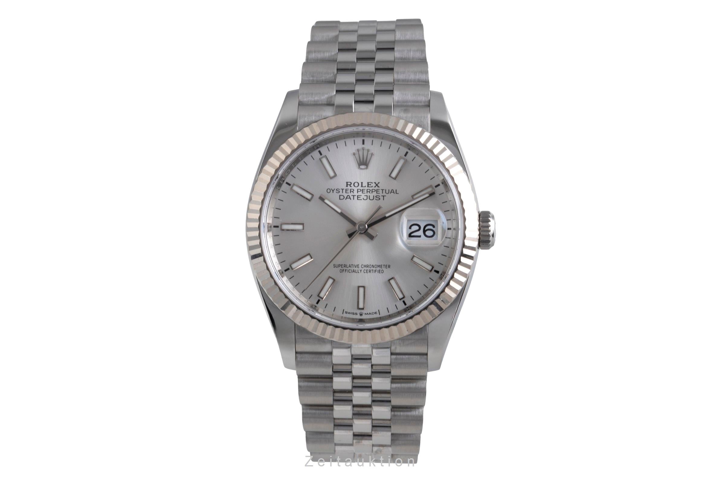 Rolex Datejust steel / white gold automatic men's watch 126234  [2600451]