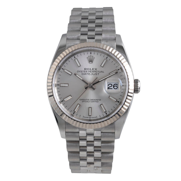 Rolex Datejust steel / white gold automatic men's watch 126234  [2600451]