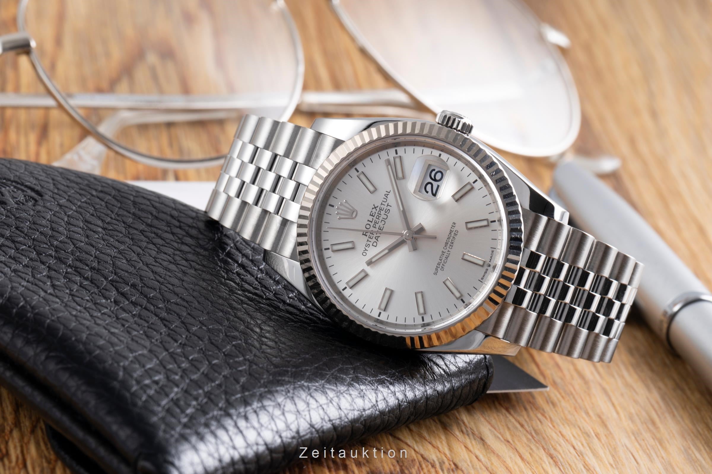 Rolex Datejust steel / white gold automatic men's watch 126234  [2600451]